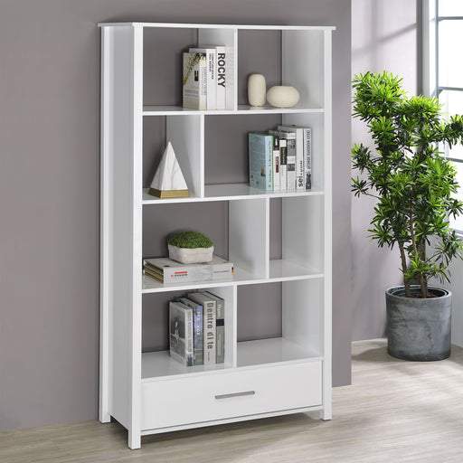 Dylan Rectangular 8-shelf Bookcase image