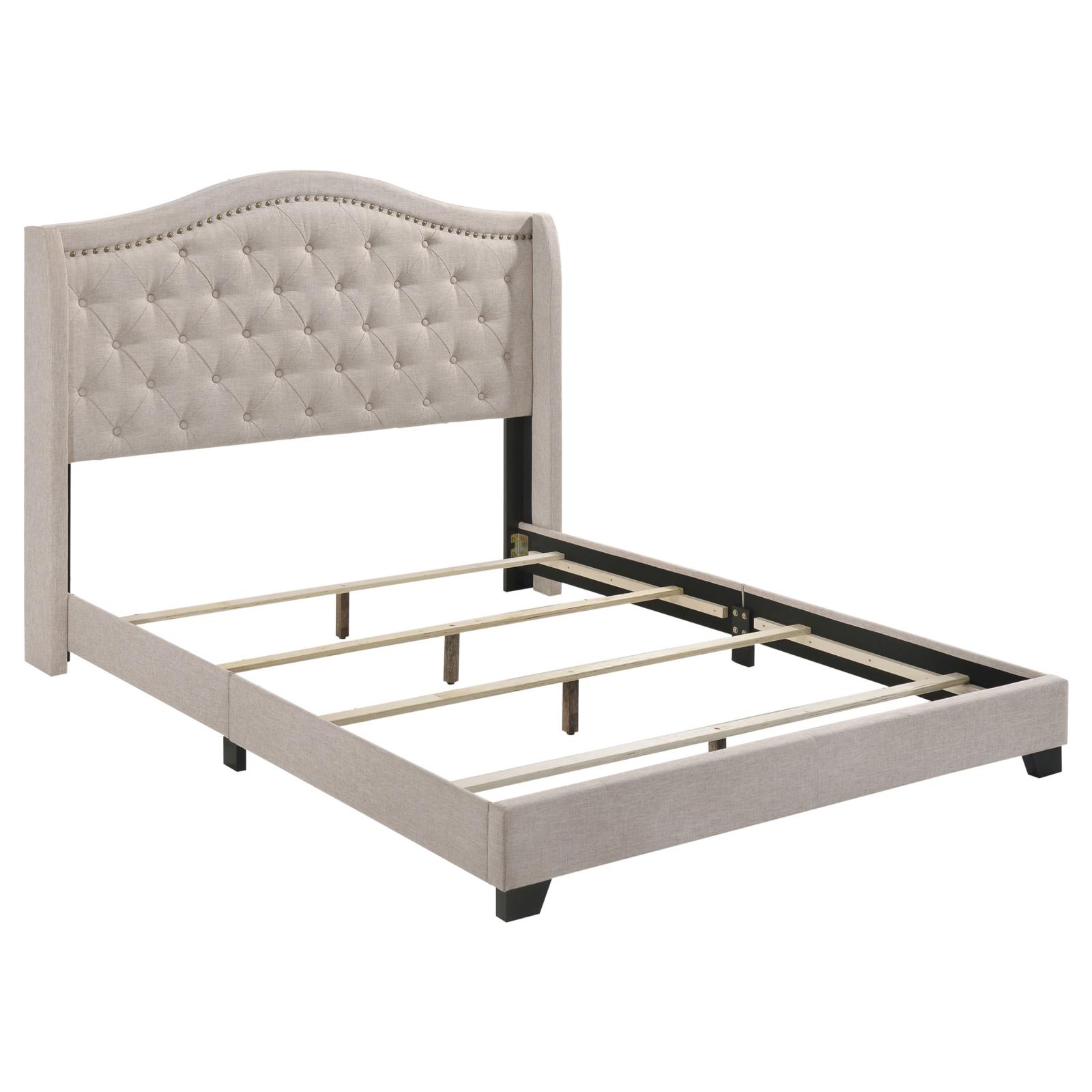 Sonoma Upholstered Eastern King Wingback Bed - Image 7