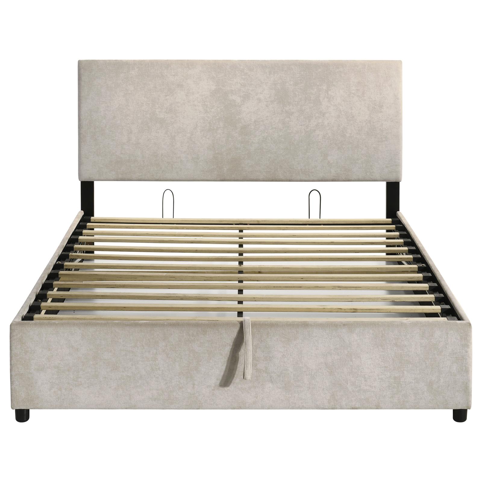 Reeves Upholstered Queen Lift-Top Storage Platform Bed - Image 7