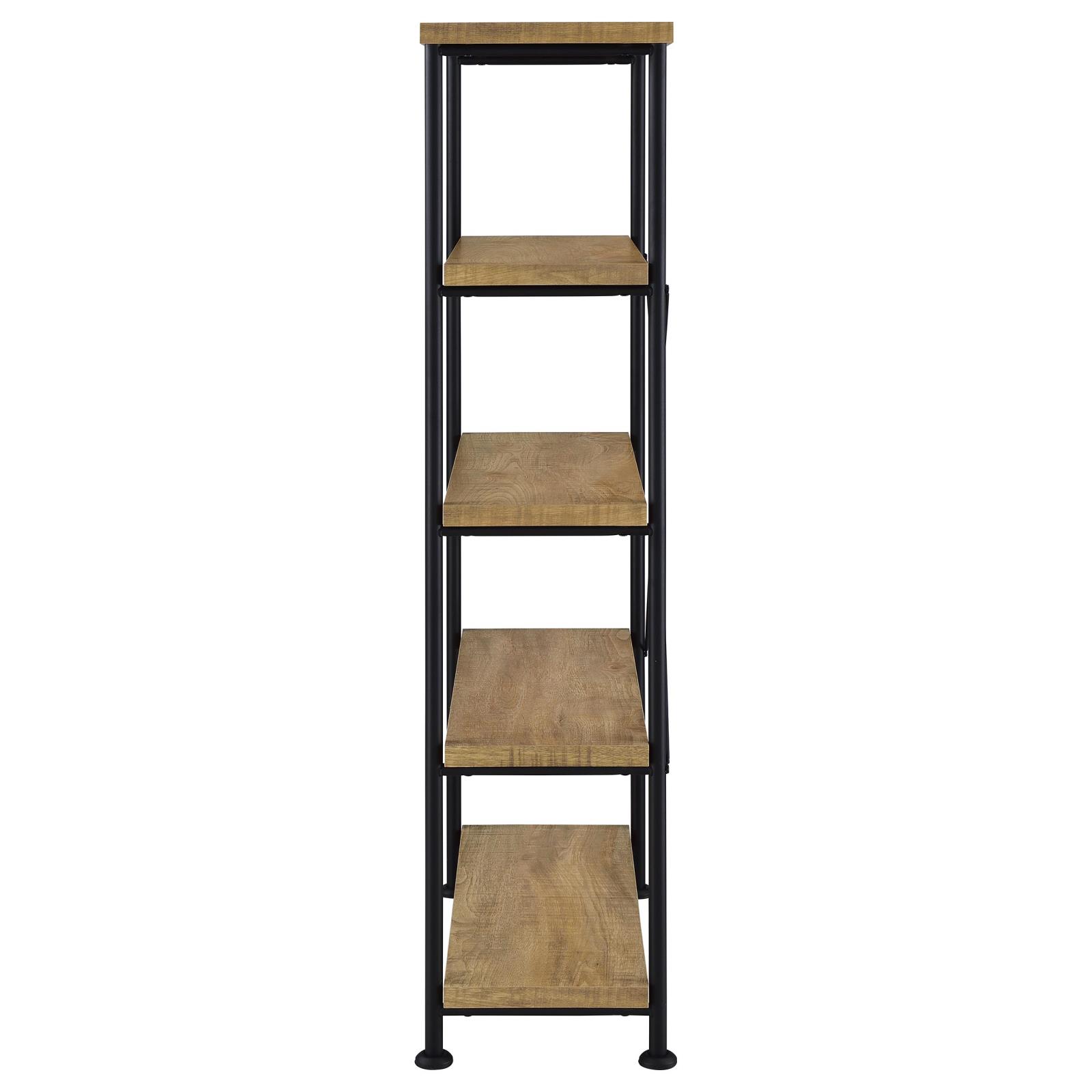 Analiese 63-inch 4-shelf Bookshelf Mango - Image 5