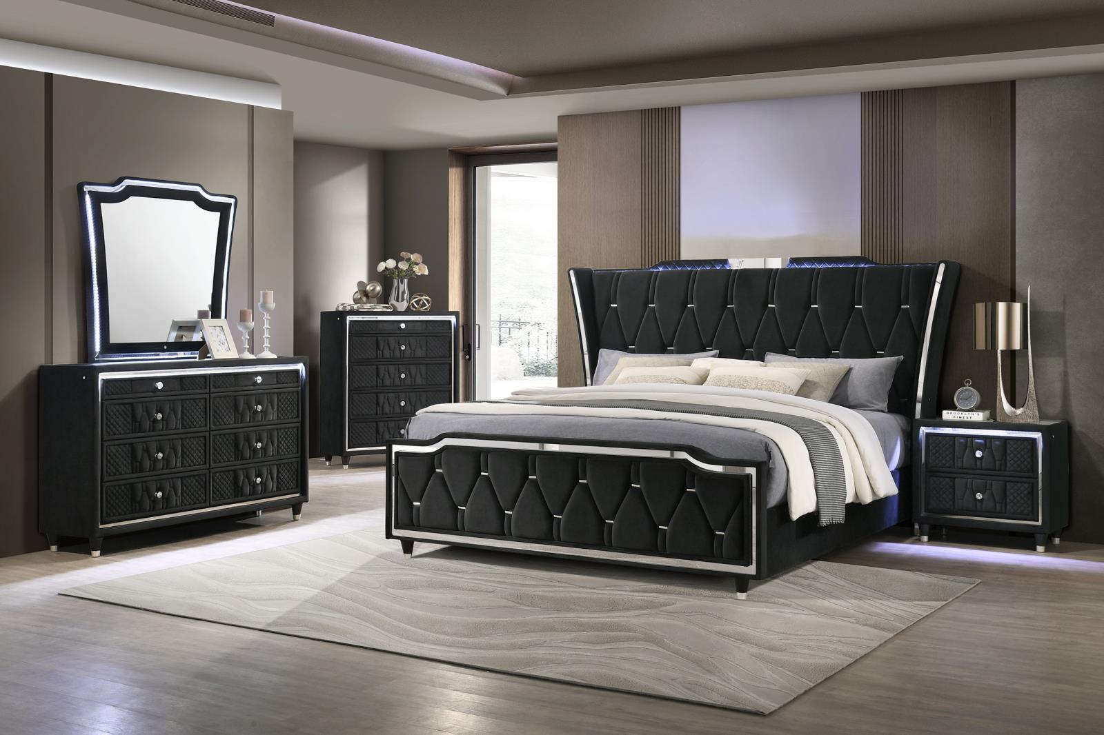Lorient Bedroom Set Black - Image 21