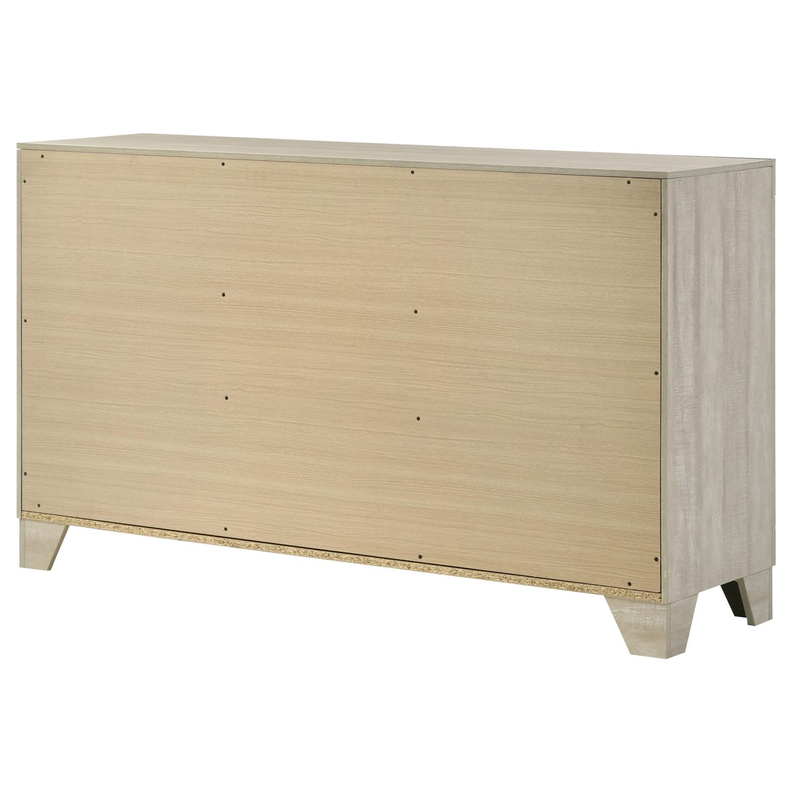 Trenton 6-drawer Bedroom Dresser Rustic Cream - Image 8