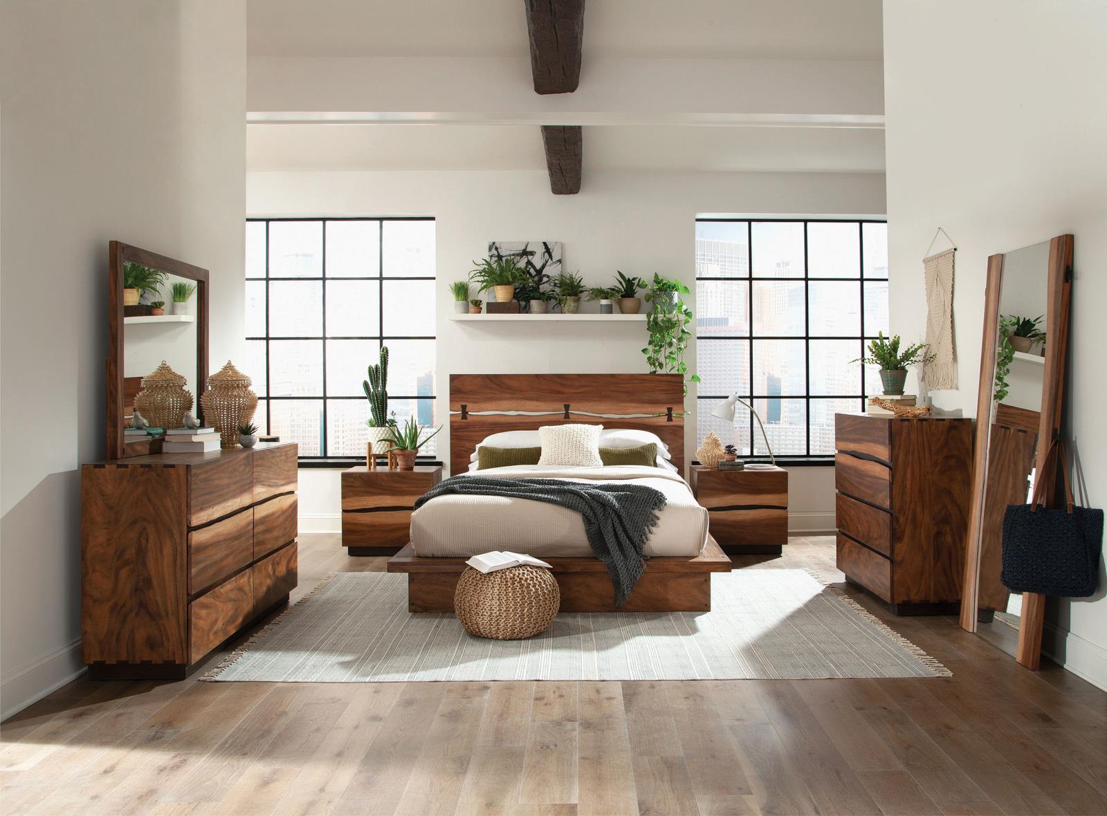 Winslow Dresser Mirror Smokey Walnut - Image 4