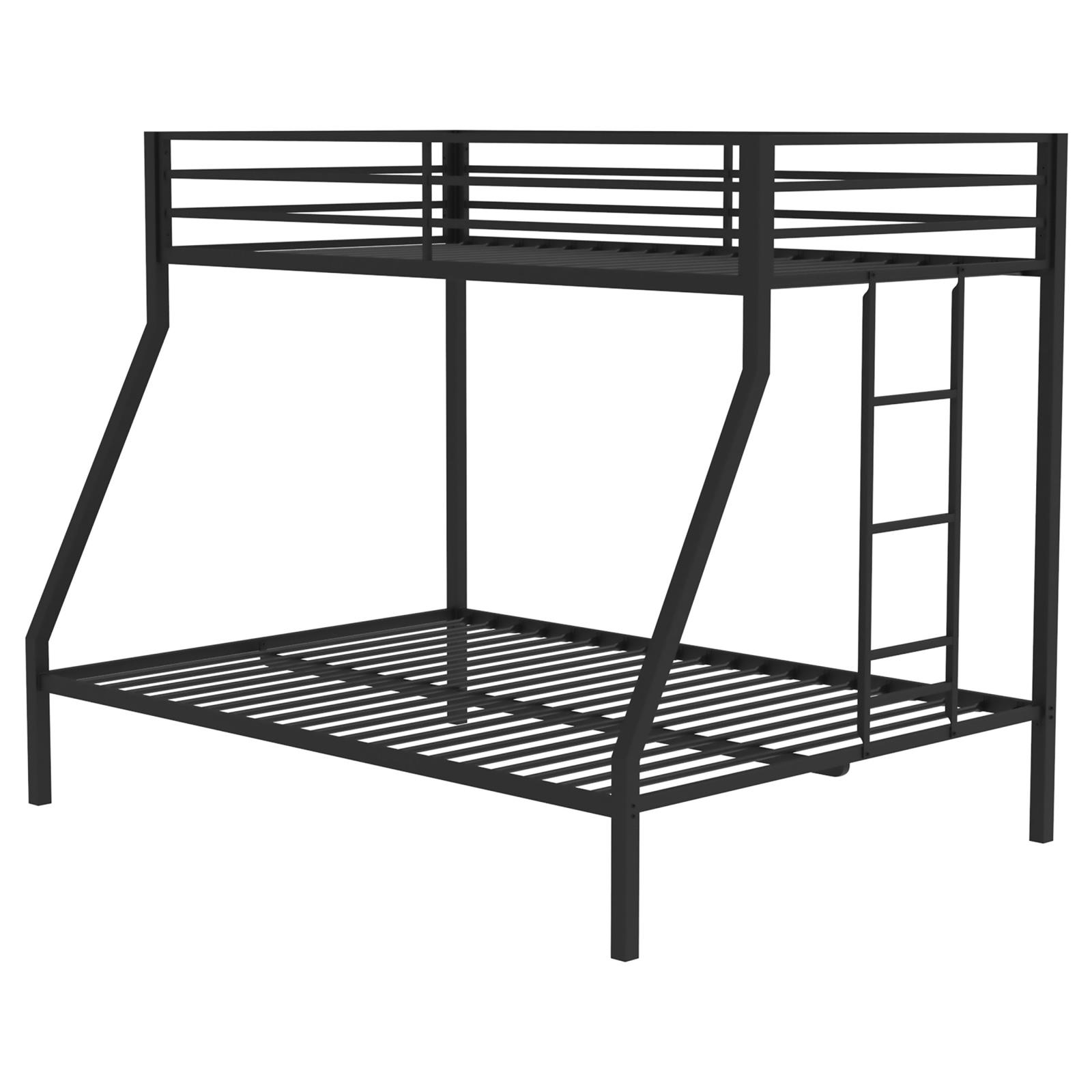 Alevera Metal Twin Over Full Bunk Bed with Ladder - Image 5
