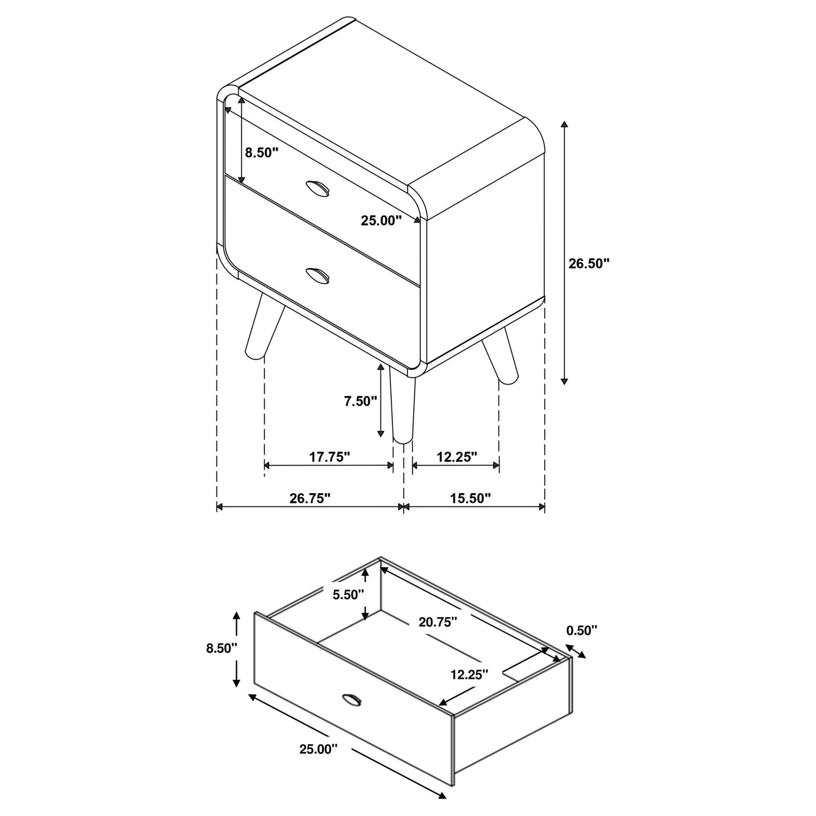 Robyn Bedroom Set Light Ash - Image 14