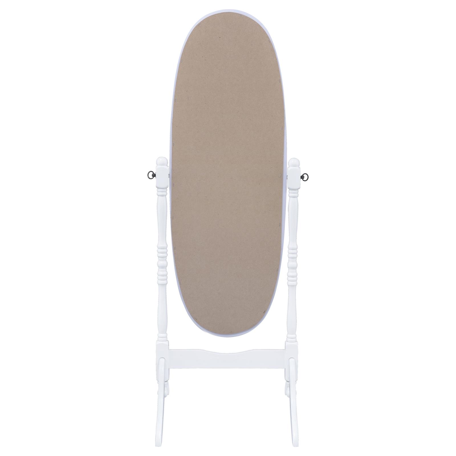 Foyet Wood Adjustable Full Length Cheval Mirror White - Image 5