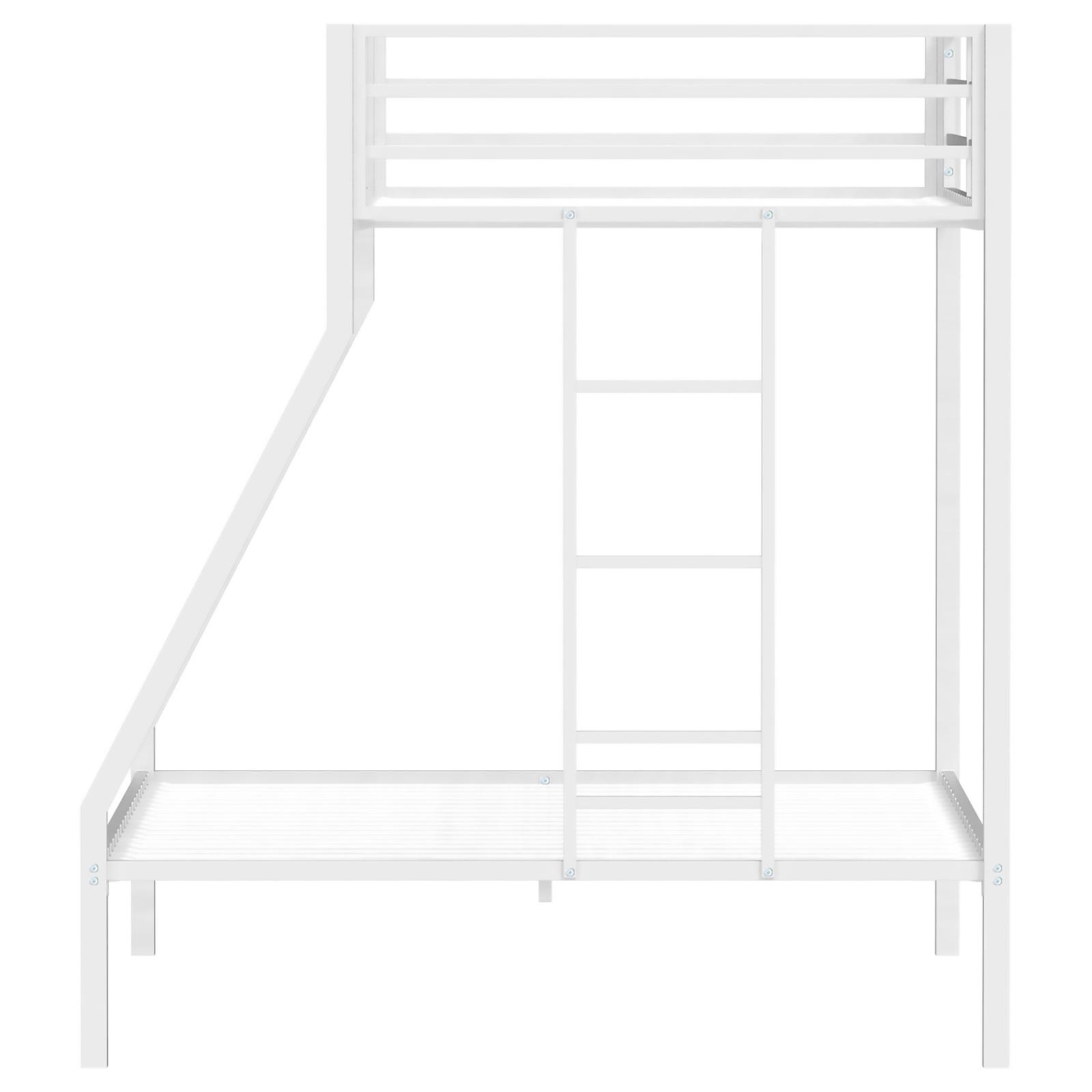 Alevera Metal Twin Over Full Bunk Bed with Ladder - Image 14