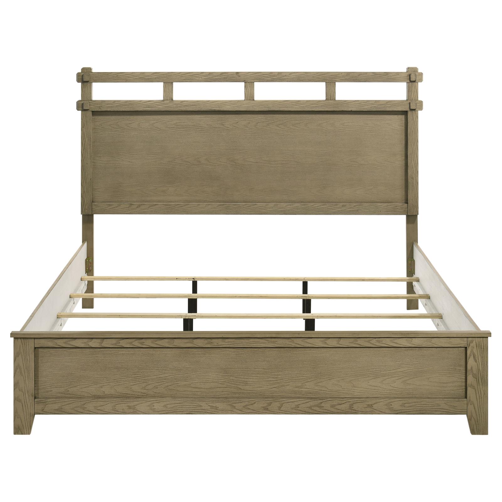 Hazlewood 61-inch Eastern King Panel Bed Vineyard Oak - Image 4