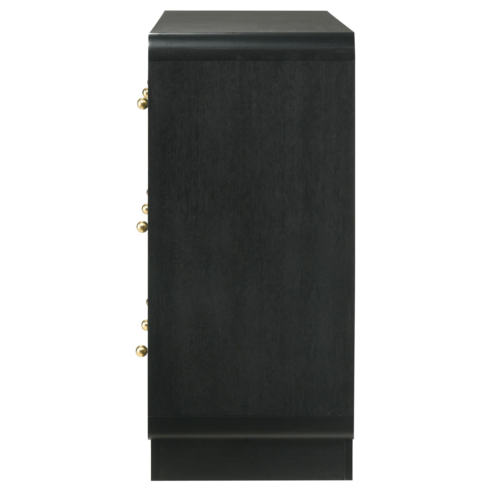 Cavelle 6-drawer Dresser Cabinet Black - Image 5