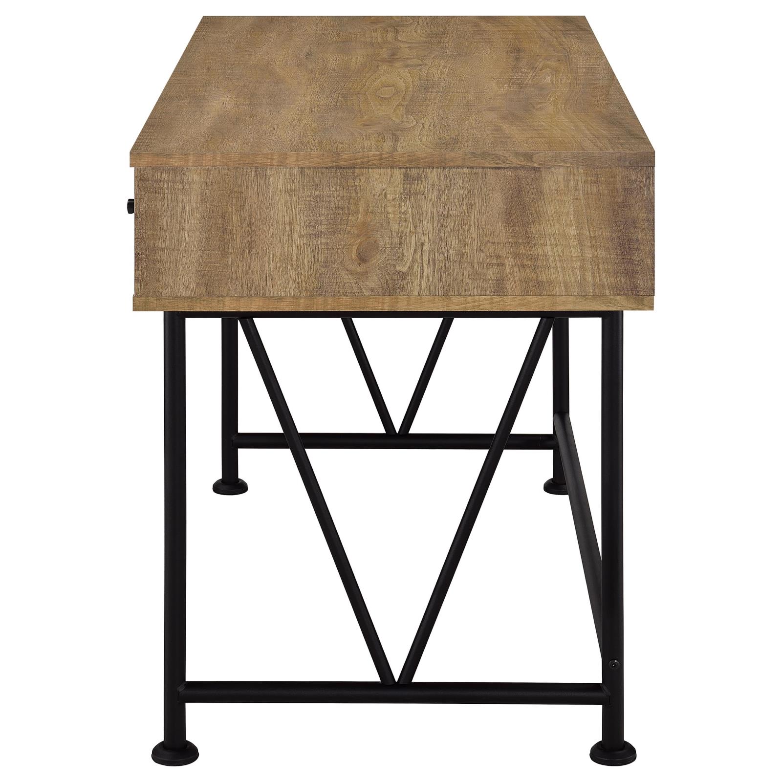 Analiese 47-inch 3-drawer Writing Desk Mango - Image 6