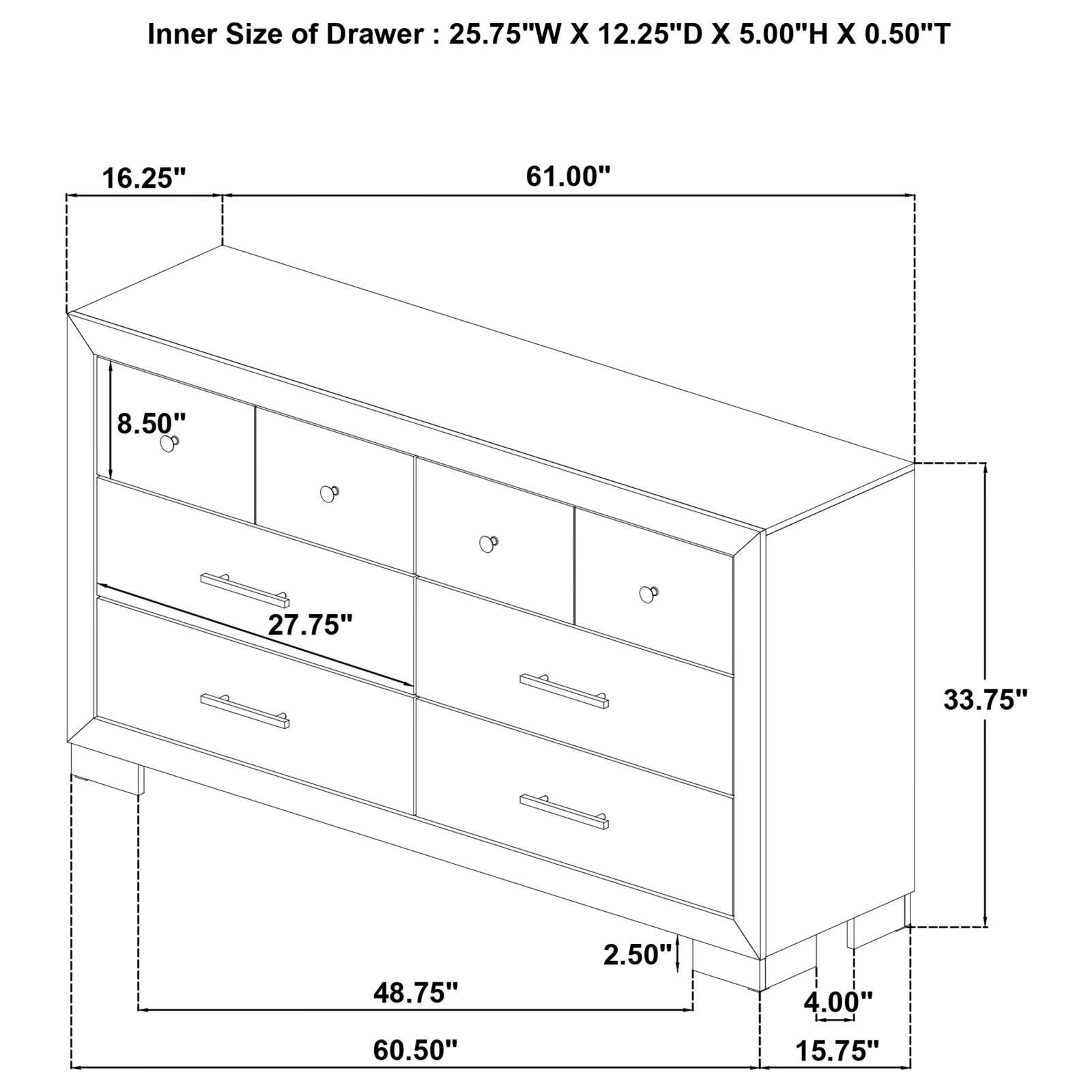 Arielle Bedroom Set Light Oak - Image 18