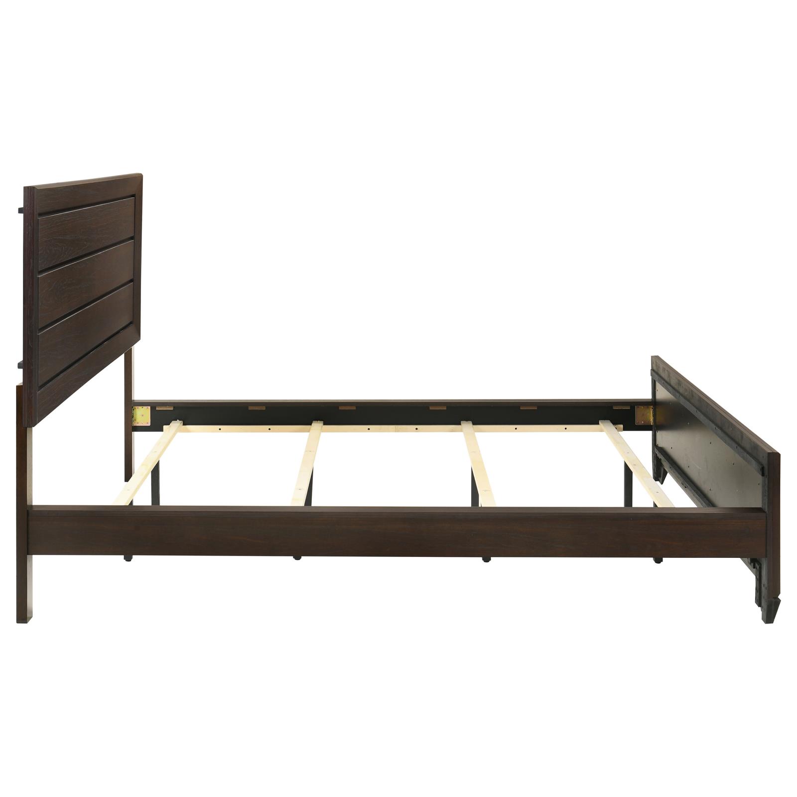 Kauffman Wood California King Panel Bed Dark Cocoa - Image 6