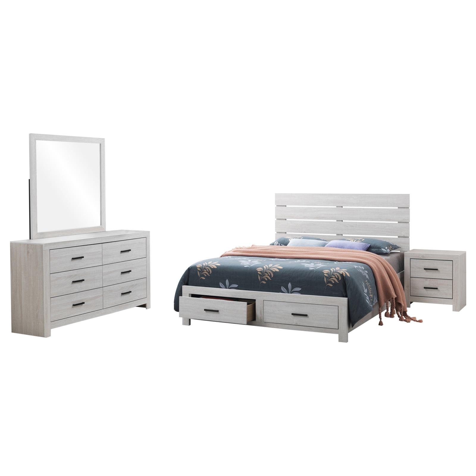 Brantford Bedroom Set Coastal White - Image 2
