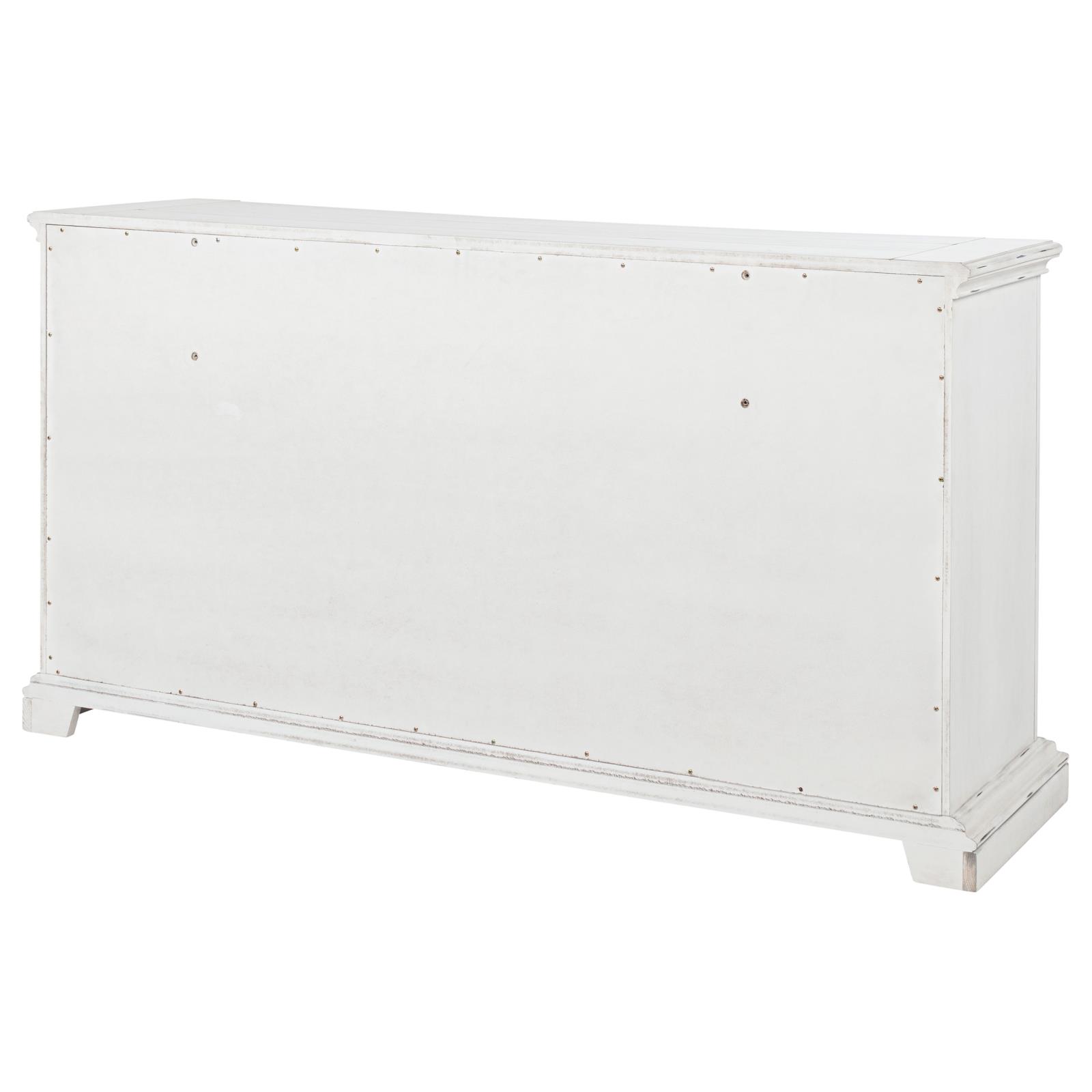 McKinney 6-drawer Bedroom Dresser Cabinet Vintage White - Image 8