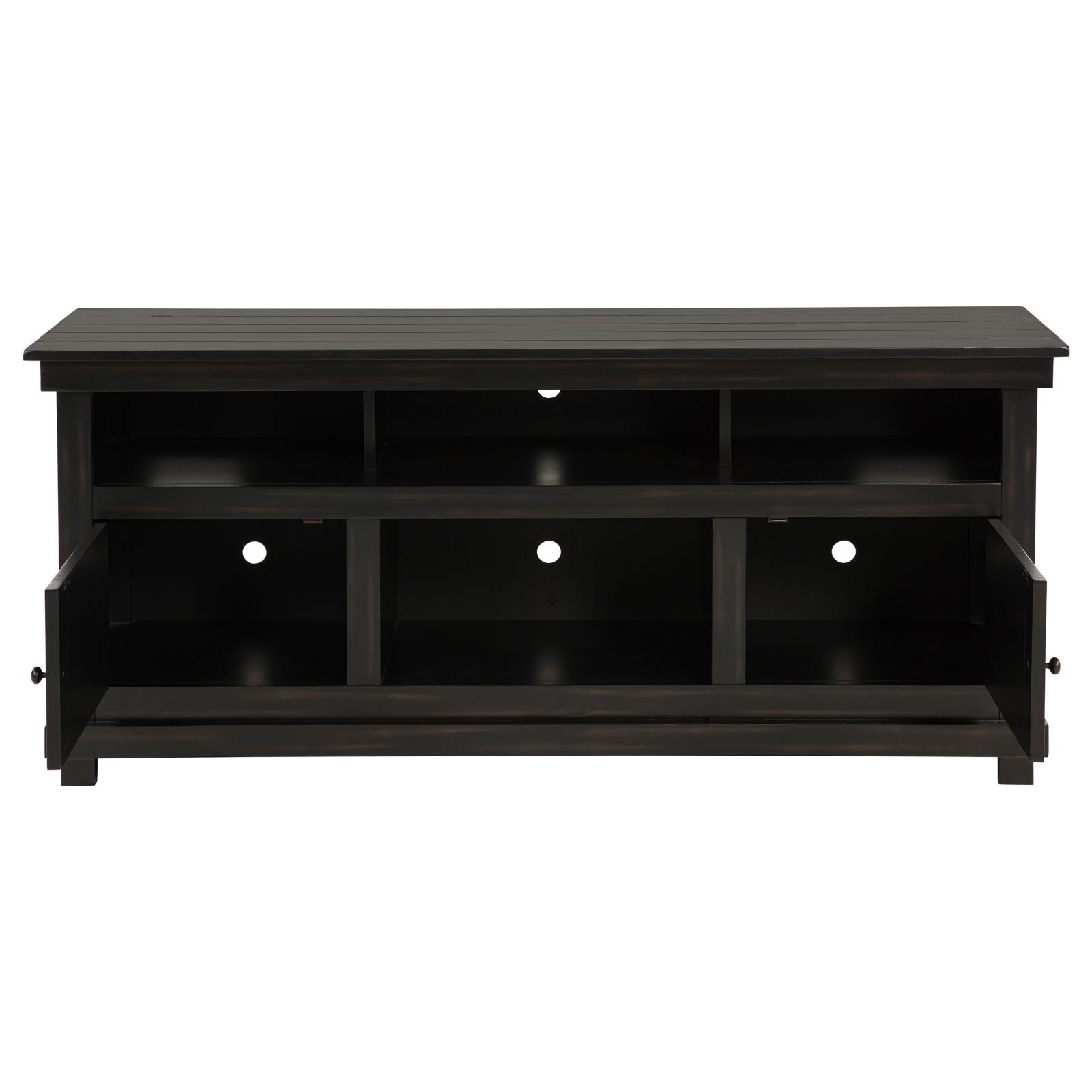 Payne 60-inch TV Stand Media Console Distressed Java - Image 4