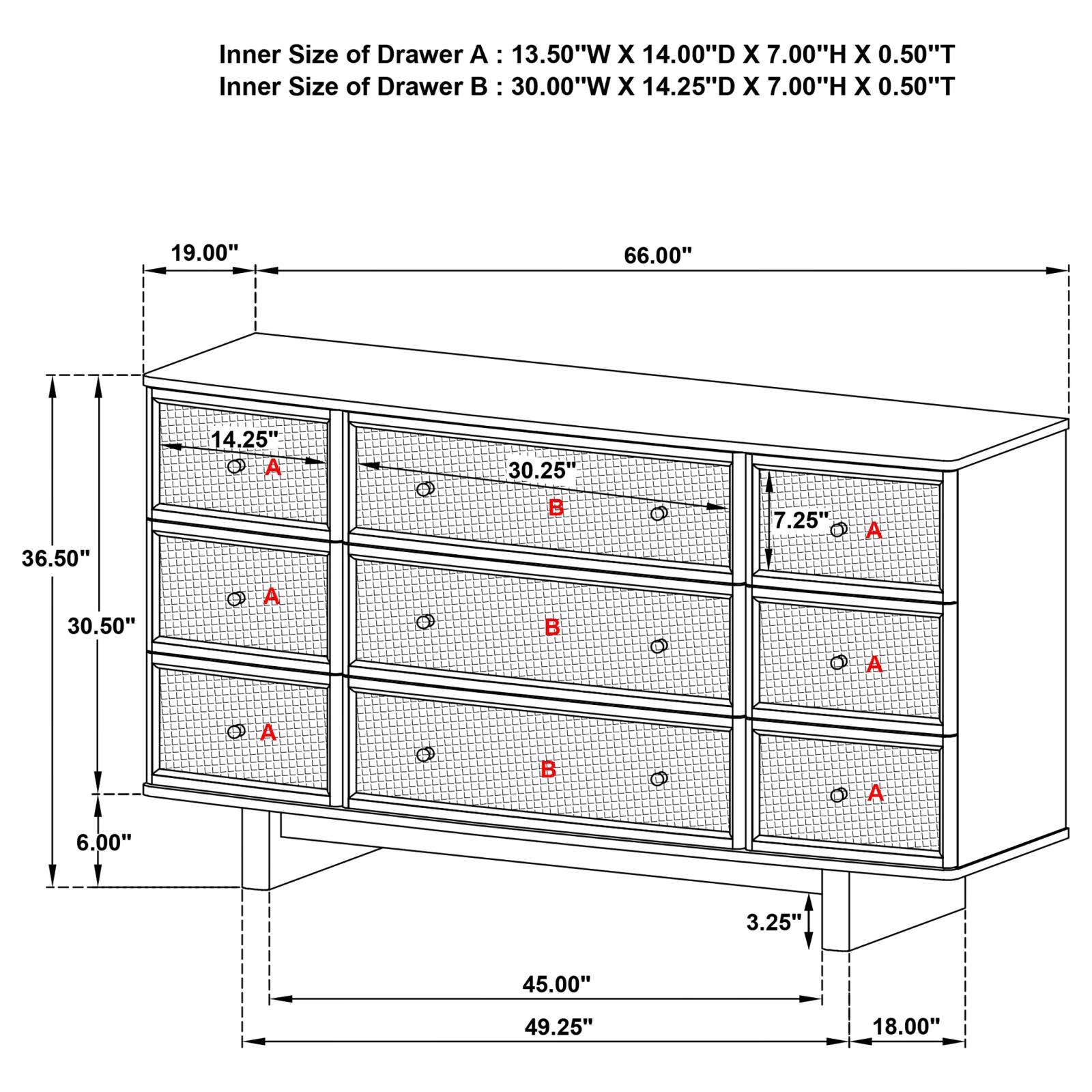 Kailani Bedroom Set Beige Oak - Image 18