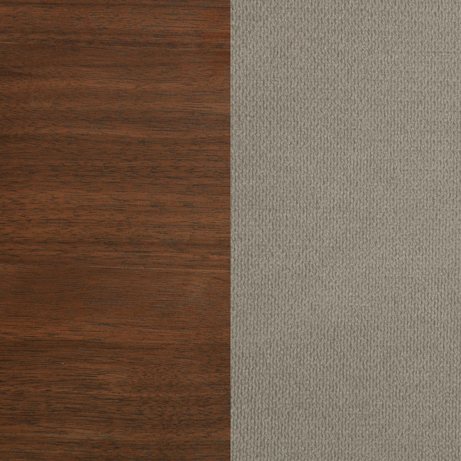 Maderia 57-inch Upholstered California King Panel Bed Walnut - Image 10