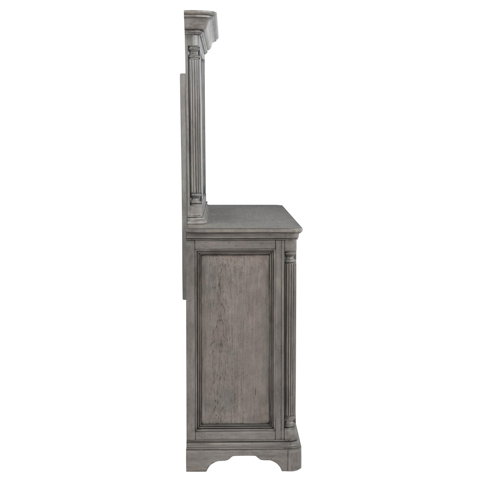Cresswell 8-drawer Dresser with Mirror Weathered Taupe - Image 9