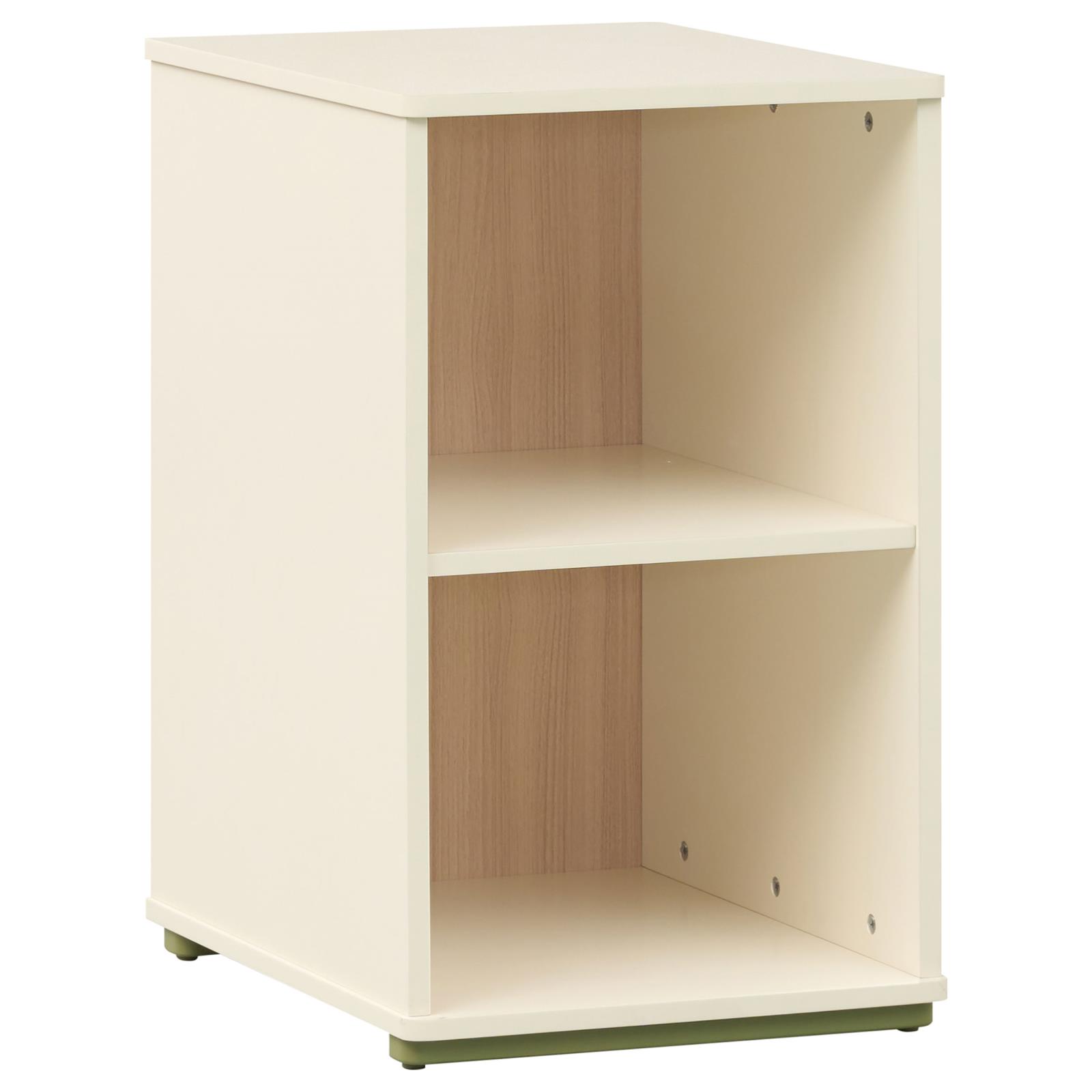 Evren Twin Storage Loft Bed 4-piece Set with Chest and Bookcases Tri-Tone - Image 9