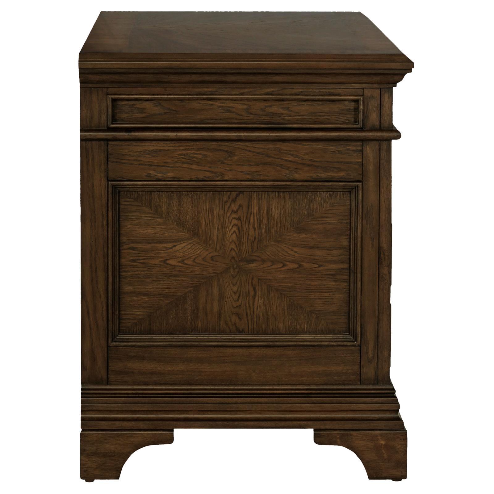 Hartshill 5-drawer Home Office File Cabinet Burnished Oak - Image 8