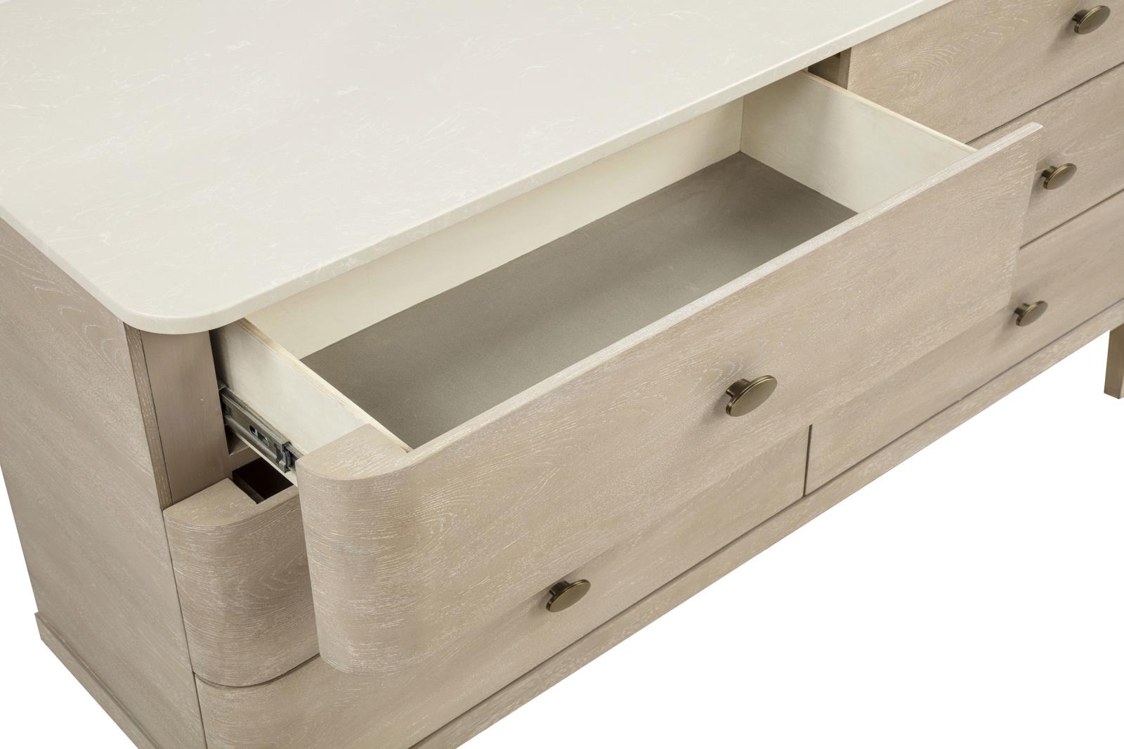 Lucaire 6-drawer Dresser Cabinet Sandstone - Image 11