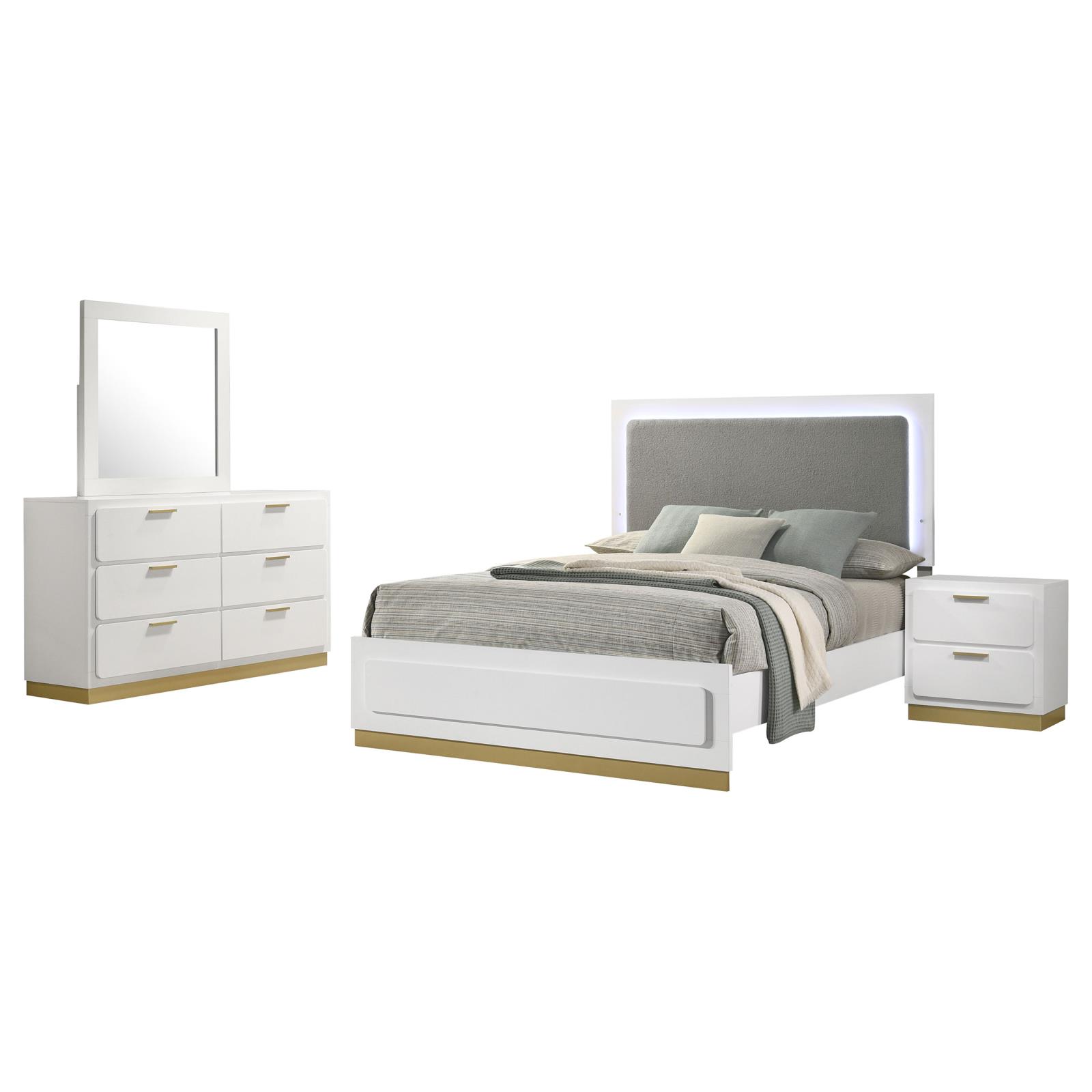 Caraway Bedroom Set White - Image 2