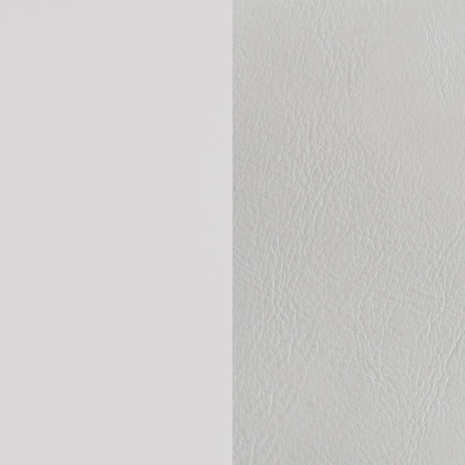 Cassia Eastern King LED Panel Bed White High Gloss - Image 10