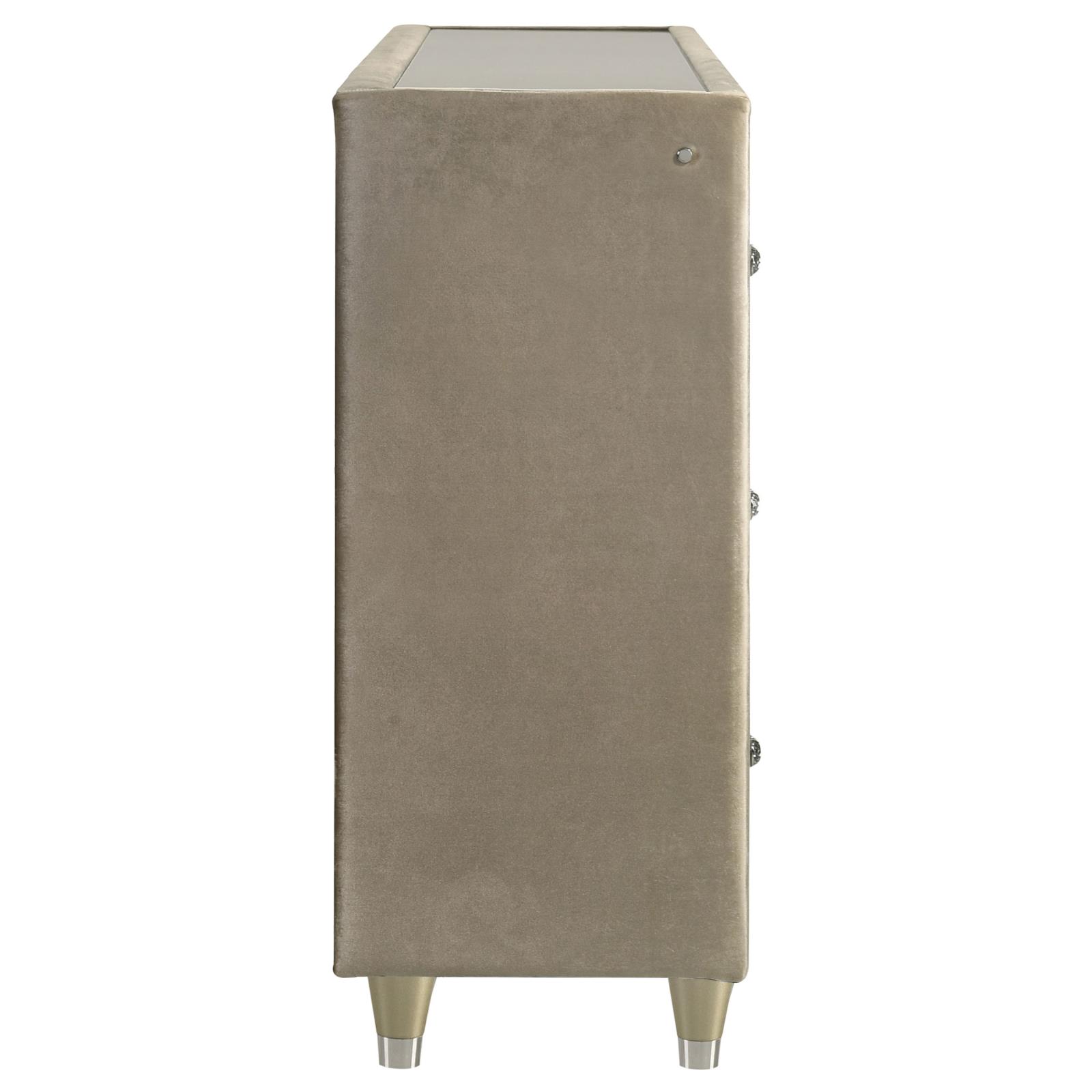 Lorient 8-drawer LED Bedroom Flame Box Dresser - Image 9