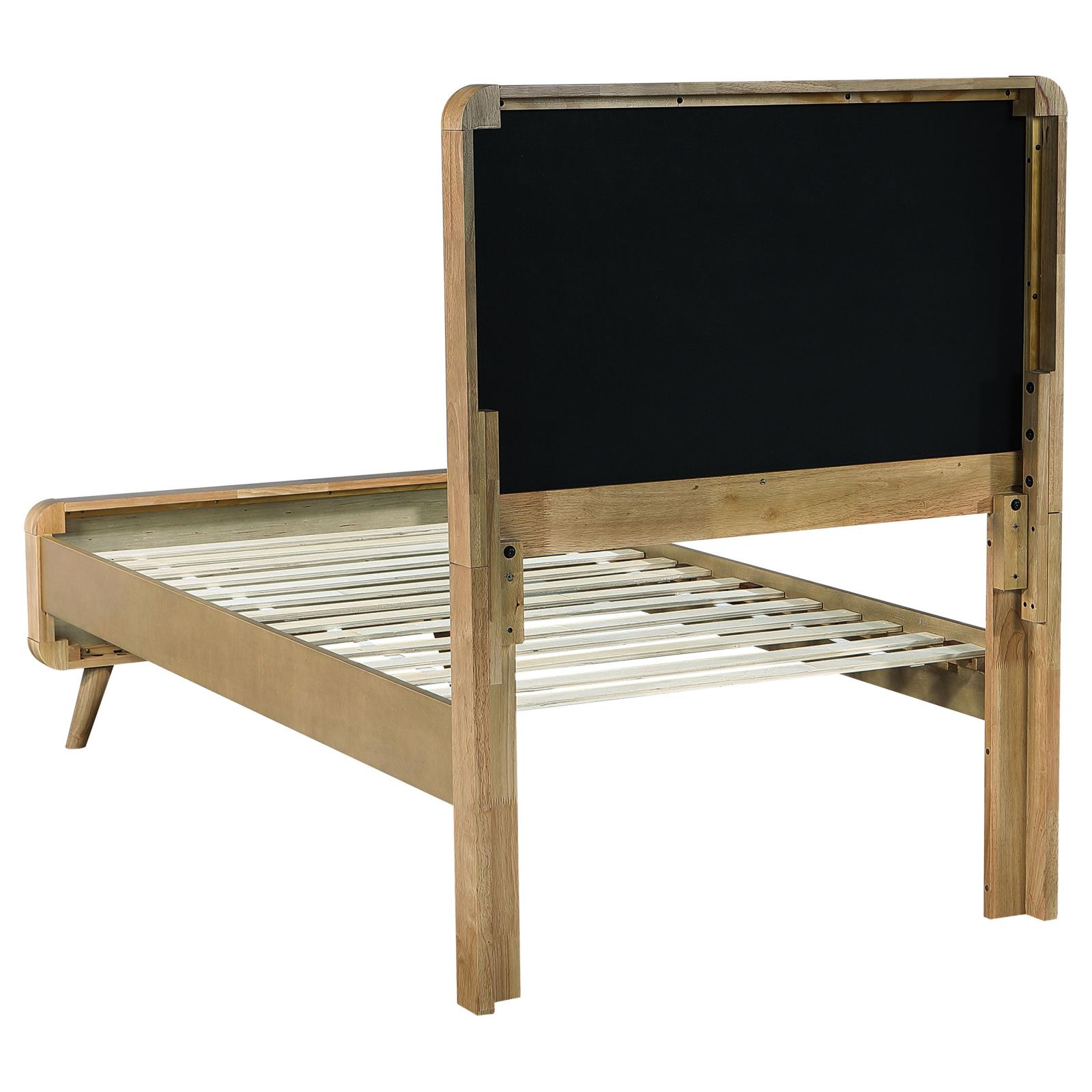 Robyn Wood Twin Platform Bed Light Ash - Image 5