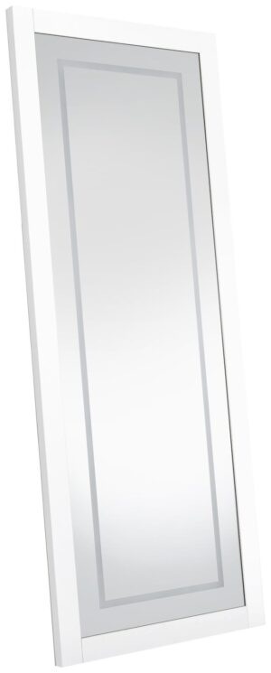Nordio 72-inch LED Tempered Full Length Floor Mirror White