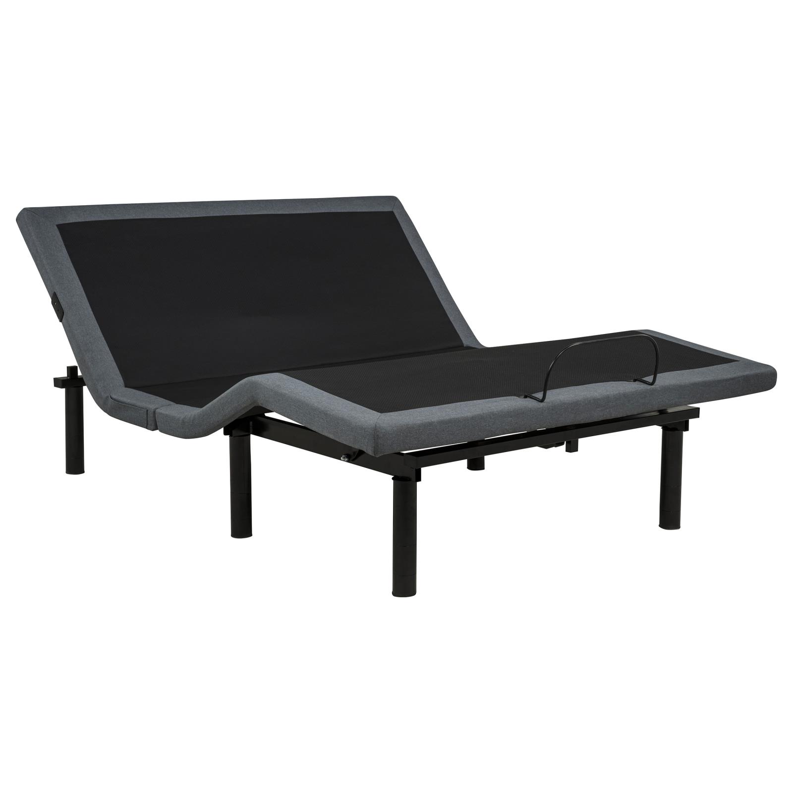 Weston Queen Dual-Motor Massage Adjustable Bed Base in Black and Grey - Image 2