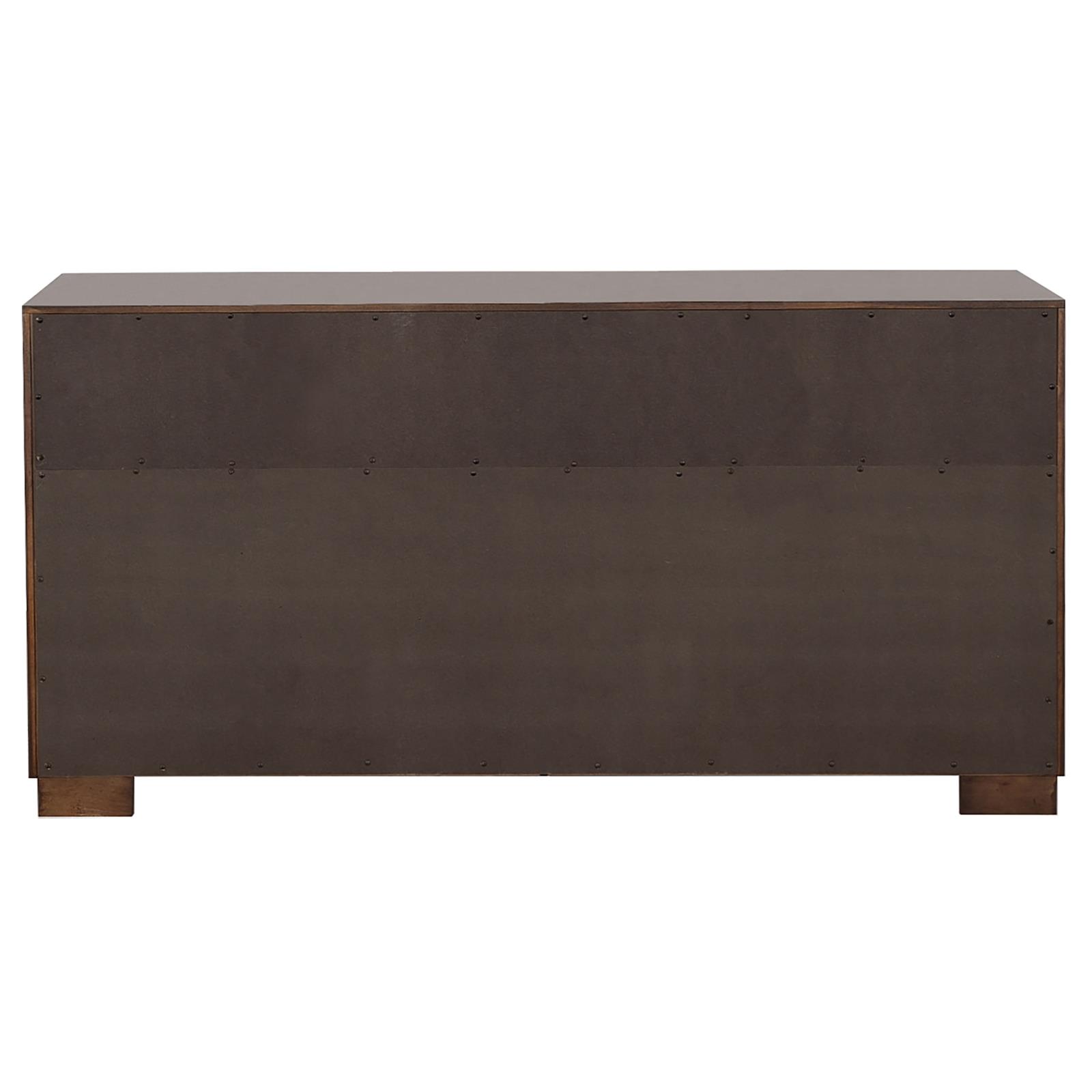 Jessica 6-piece Queen LED Bedroom Set Cappuccino - Image 8