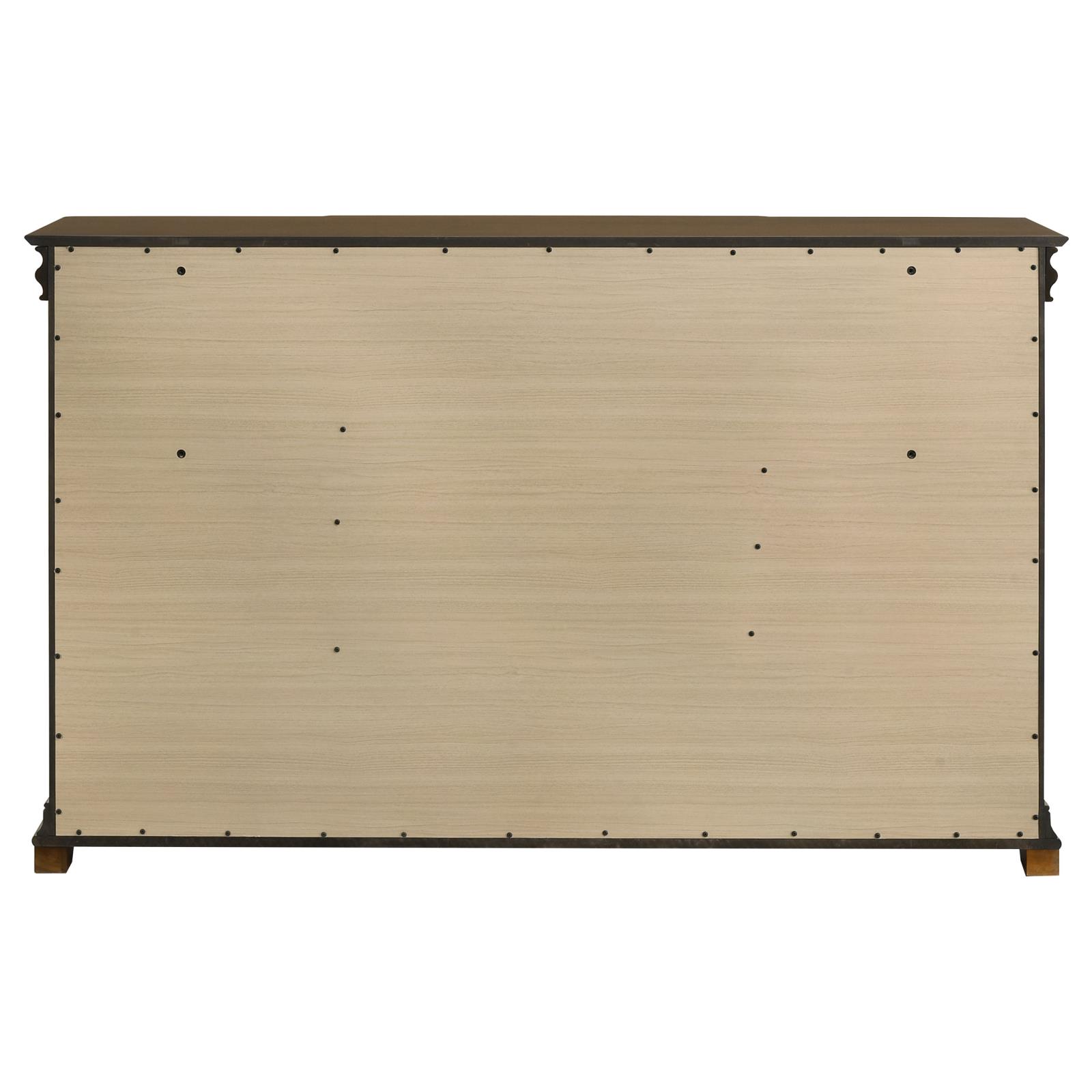 Garland 9-drawer Bedroom Dresser Cabinet Brown Cherry - Image 7