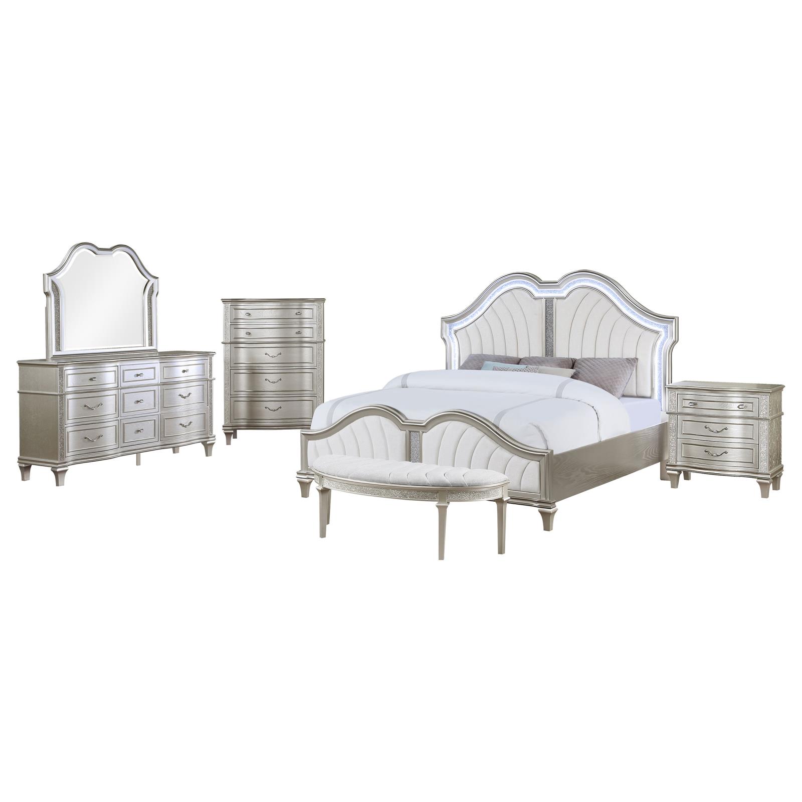 Evangeline Bedroom Set Silver Oak - Image 19