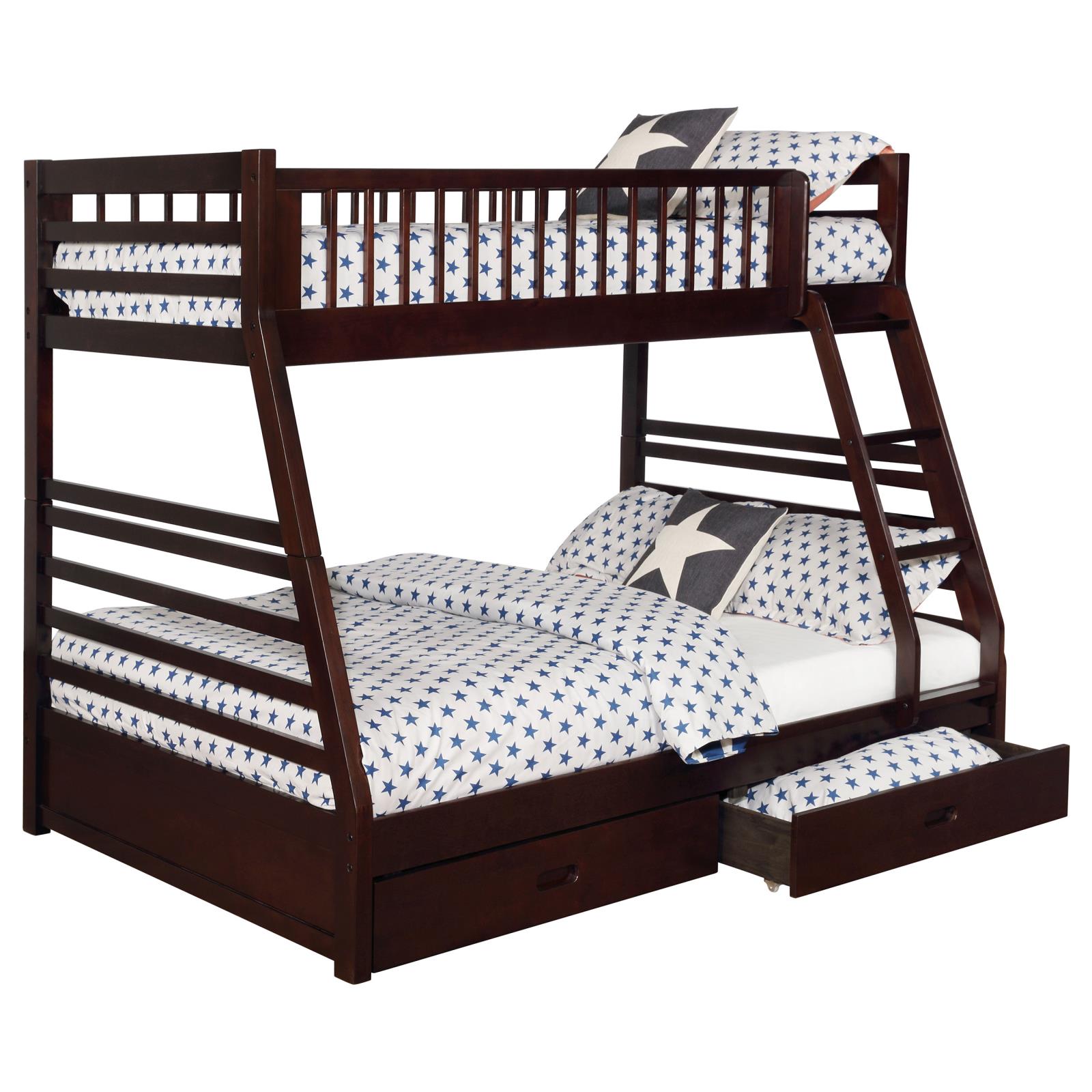Ashton 2-drawer Wood Twin Over Full Bunk Bed - Image 19