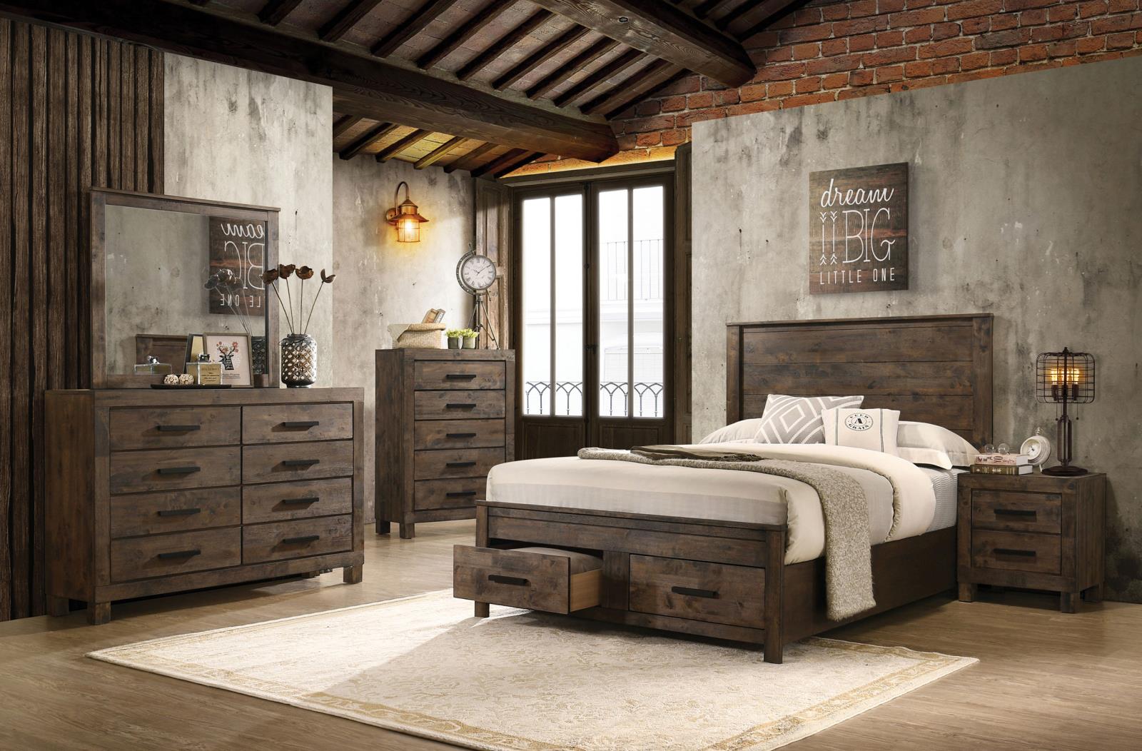 Woodmont 2-drawer Nightstand Rustic Golden Brown - Image 12