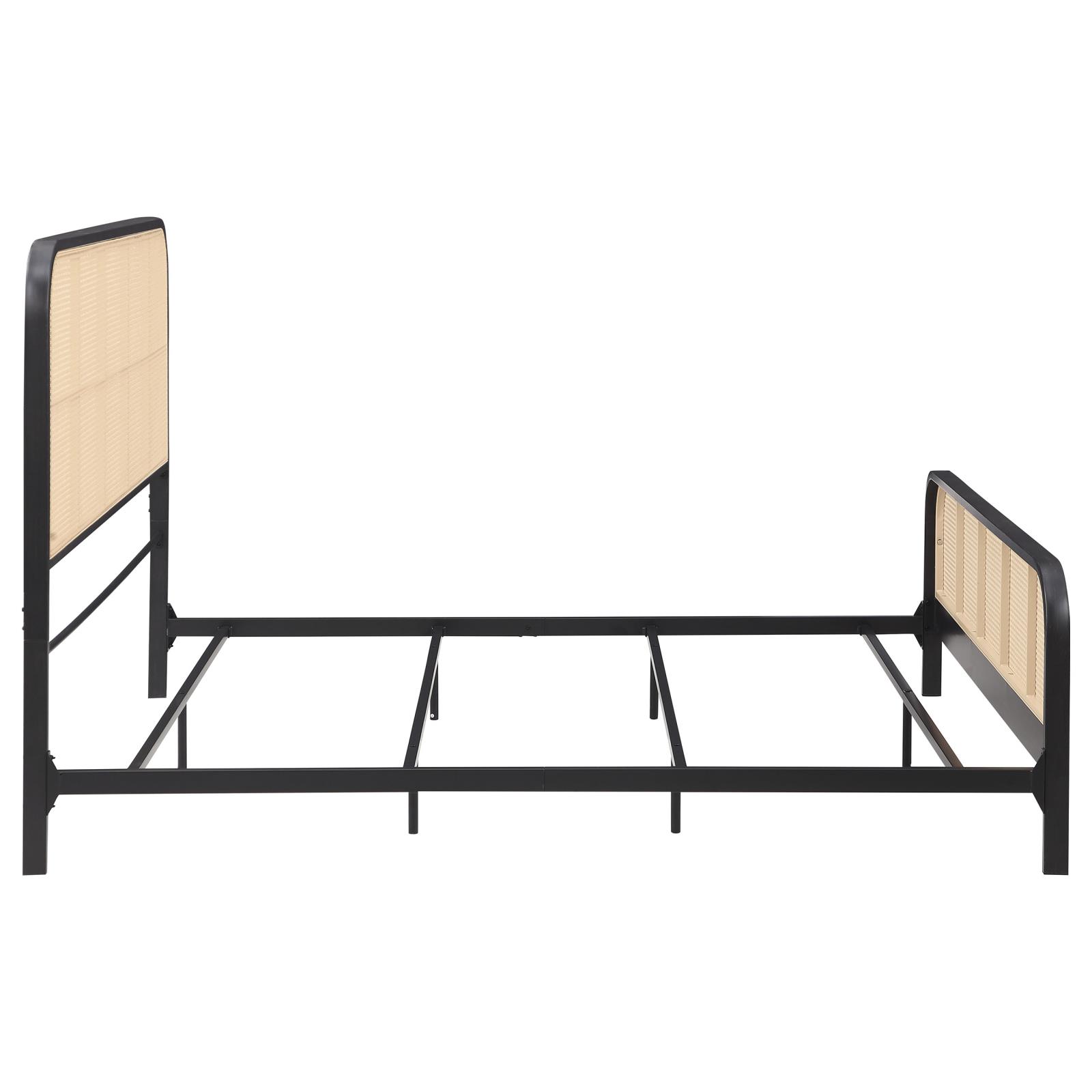 Lanewood Open Cane Webbing Metal Eastern King Bed - Image 8