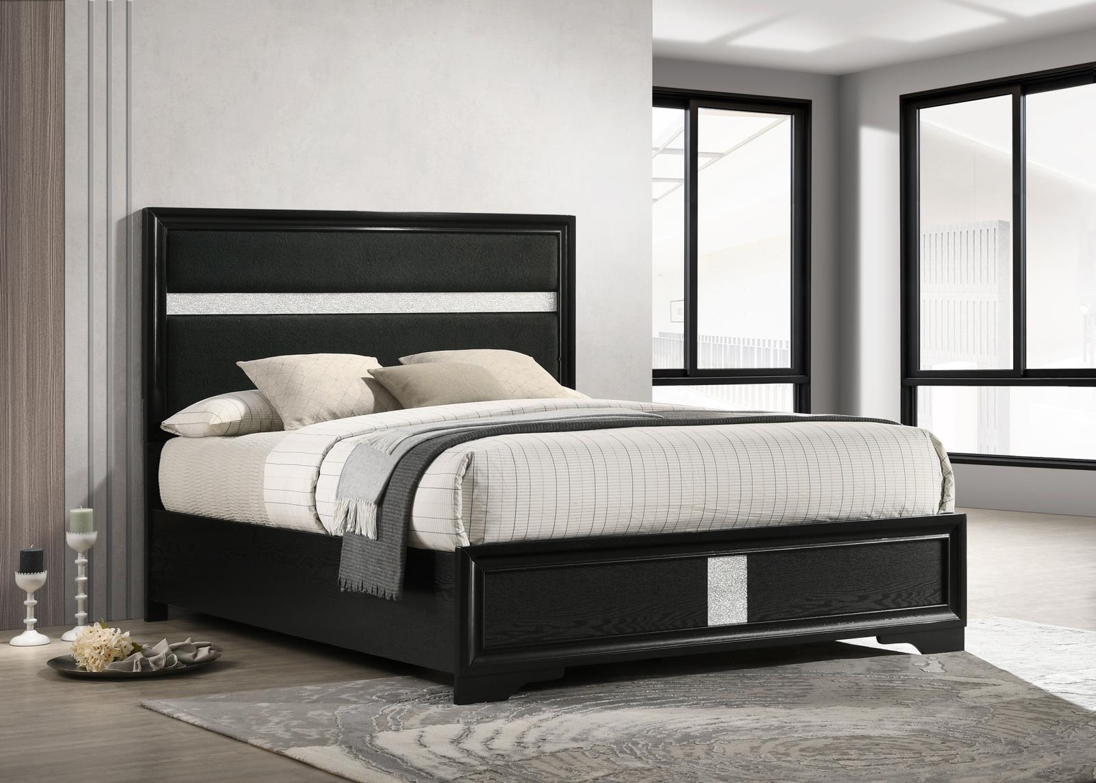 Miranda 54-inch Upholstered Eastern King Panel Bed - Image 14