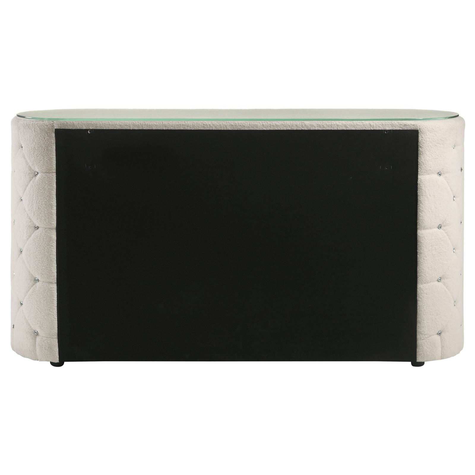 Sonya 6-drawer Upholstered Bedroom Dresser Ivory - Image 7