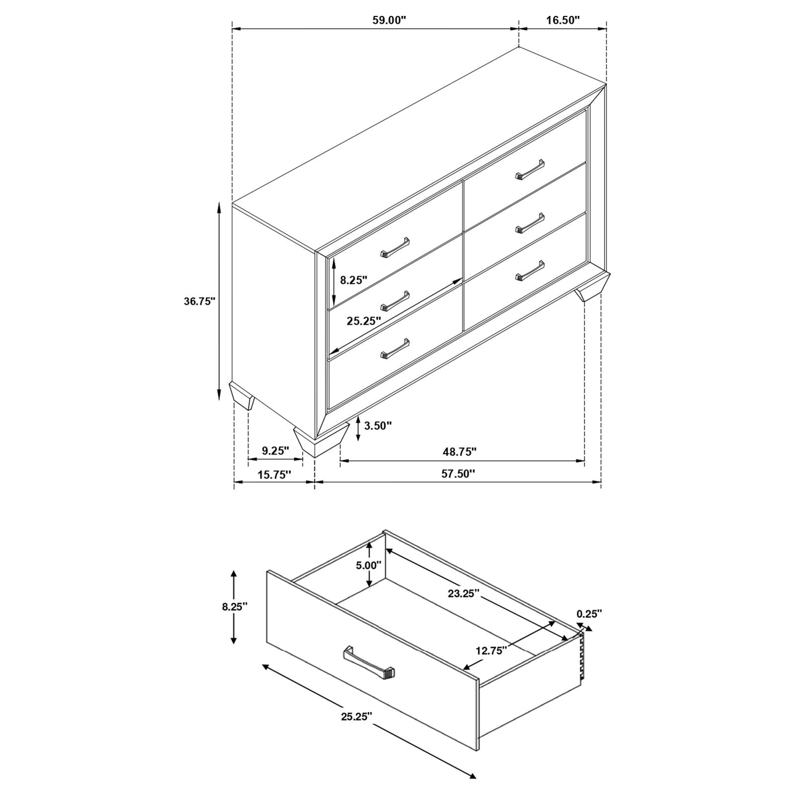 Kauffman Bedroom Set Dark Cocoa - Image 17