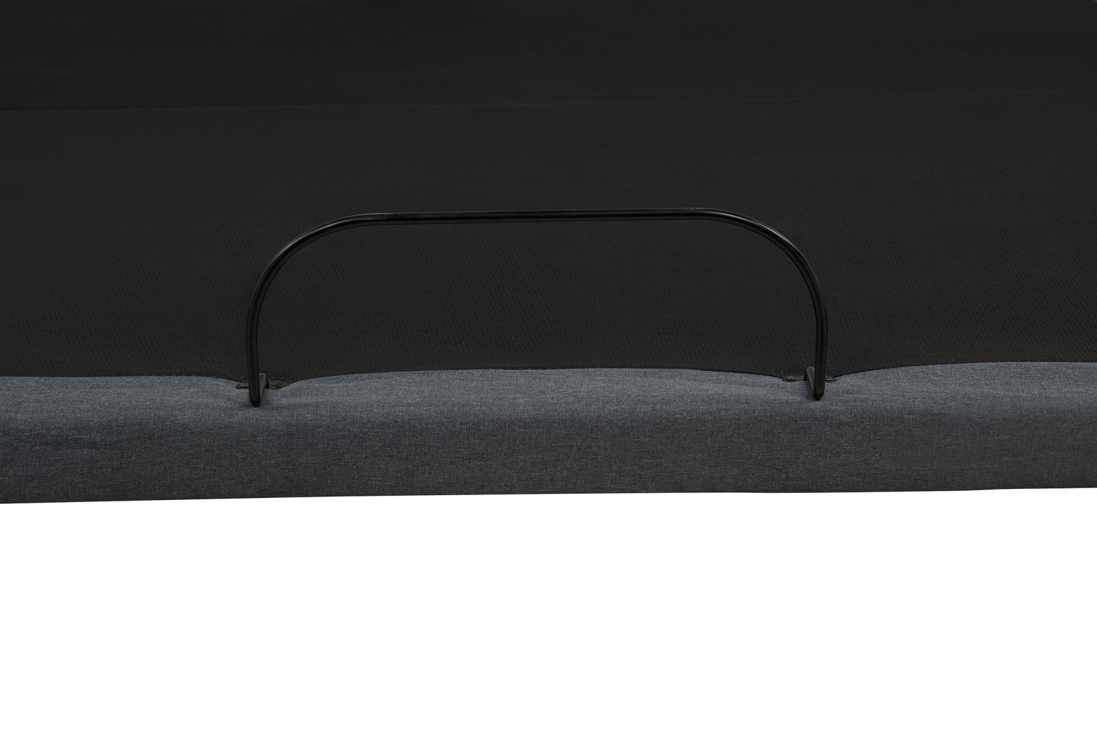Weston Queen Dual-Motor Massage Adjustable Bed Base in Black and Grey - Image 12