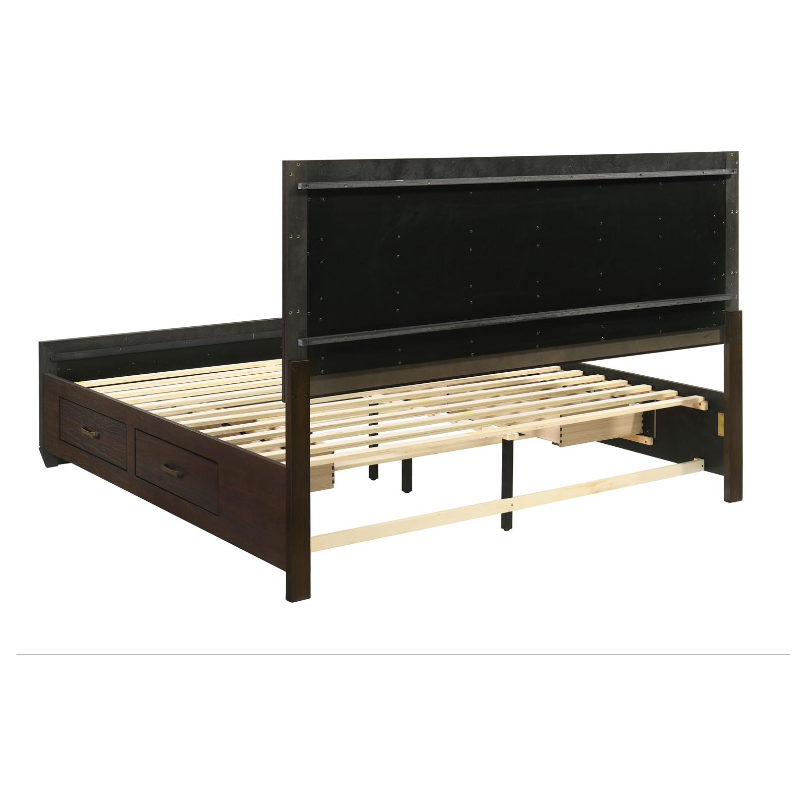 Kauffman Bedroom Set Dark Cocoa - Image 5