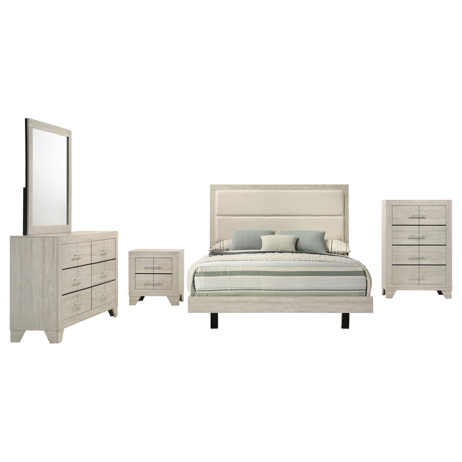 Trenton Bedroom Set Rustic Cream - Image 19