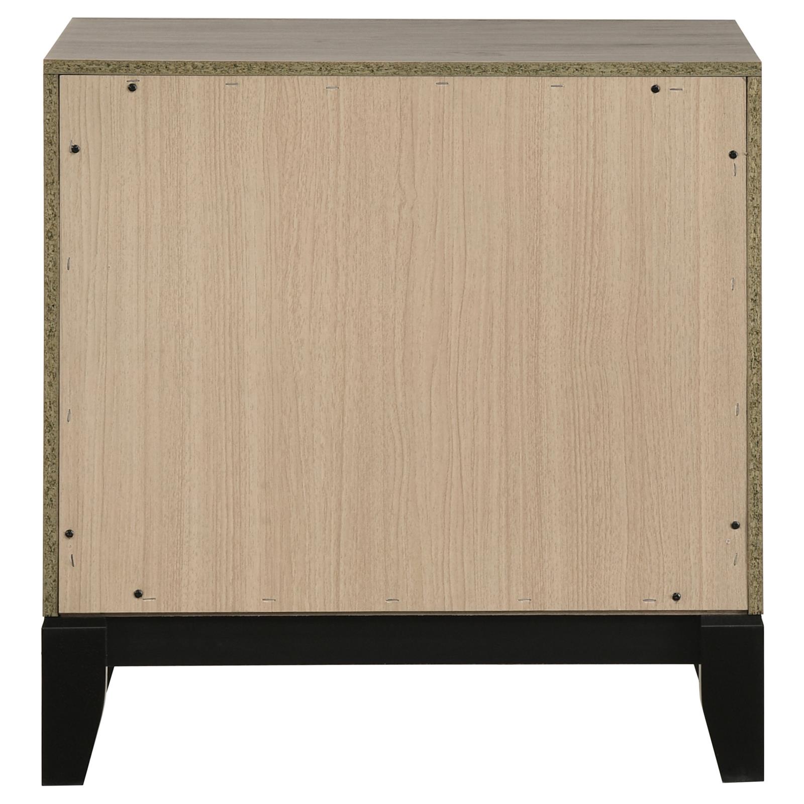 Valen 2-drawer Nightstand Bedside Table Light Taupe - Image 7
