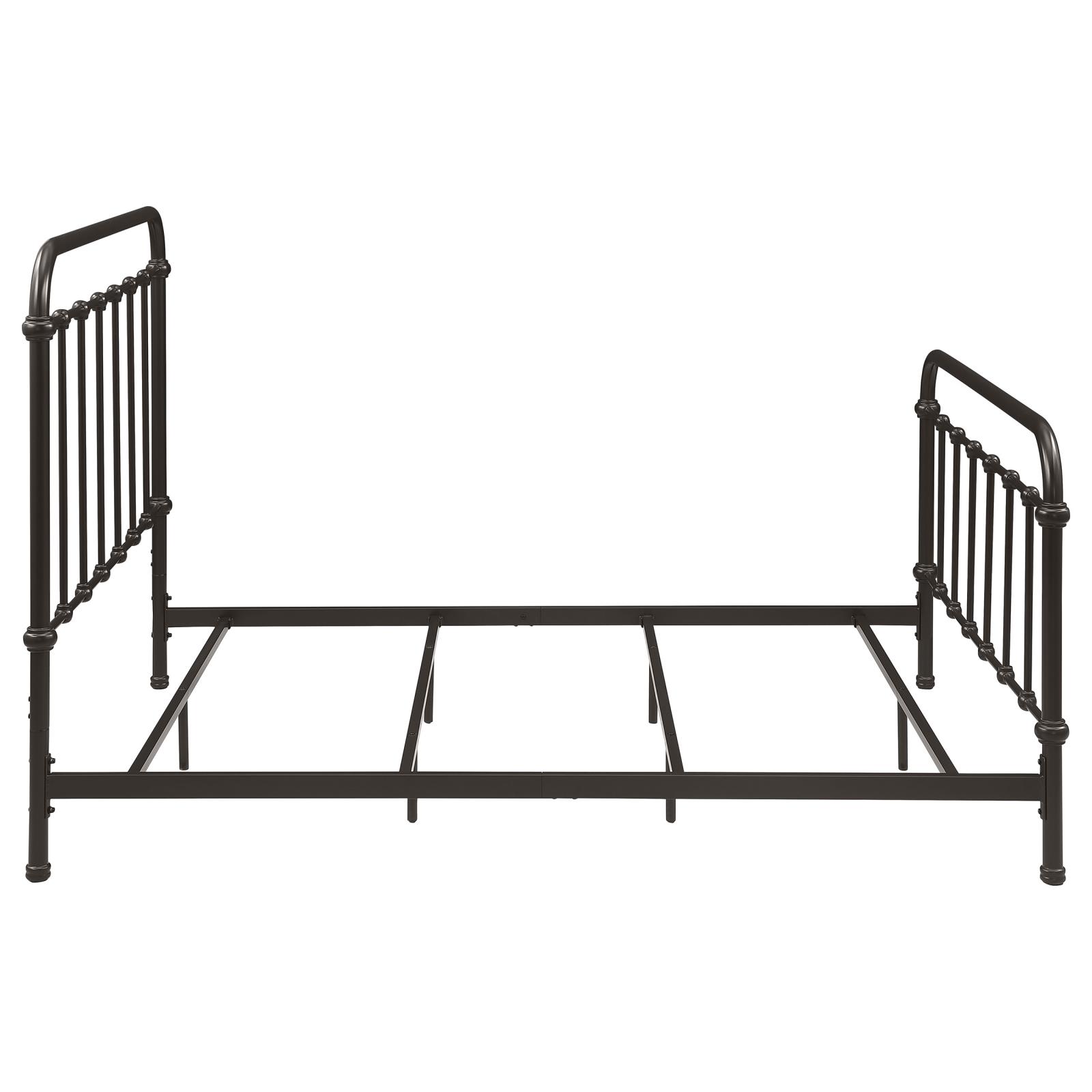 Livingston Metal Full Open Frame Bed Dark Bronze - Image 8