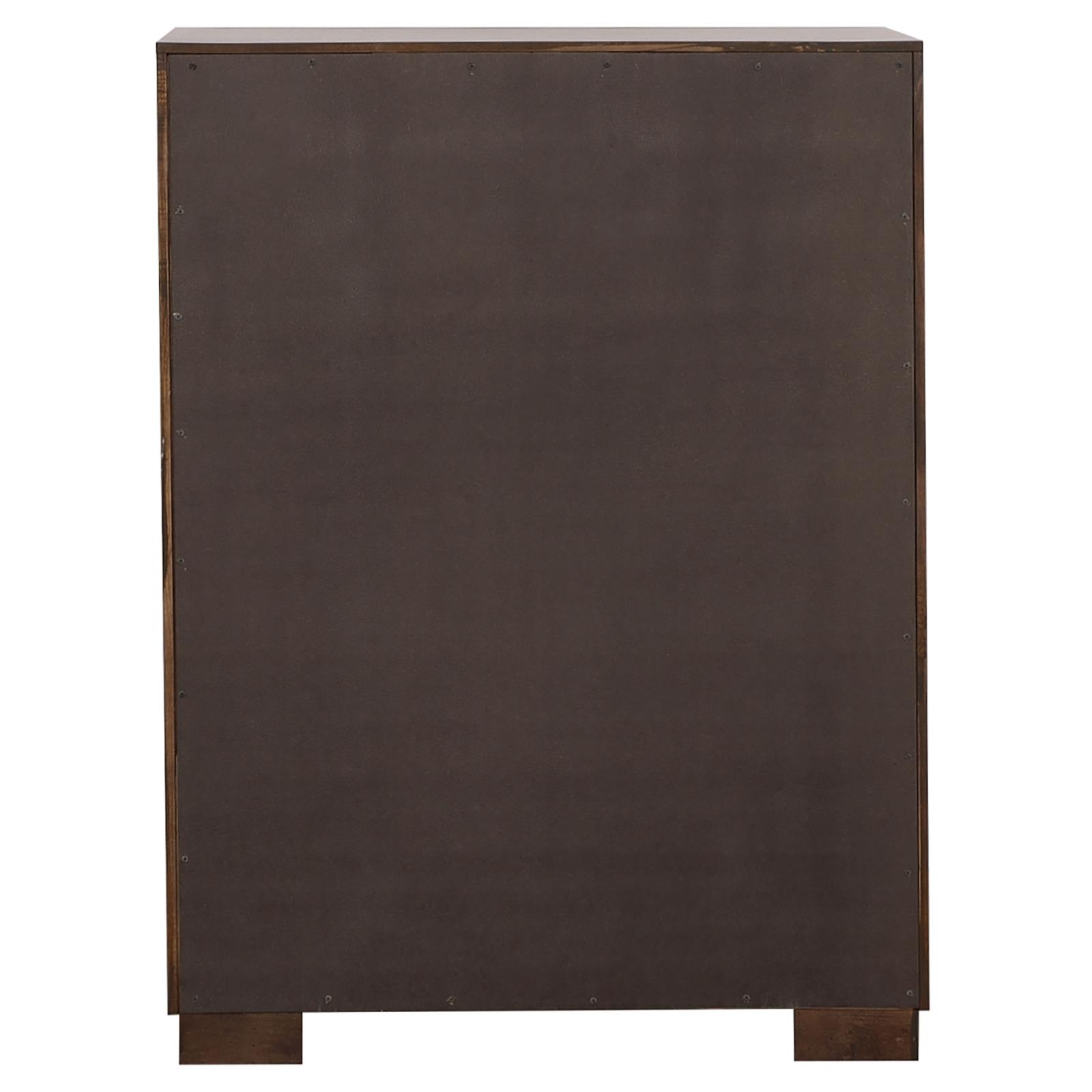 Jessica 5-drawer Bedroom Chest Cappuccino - Image 5