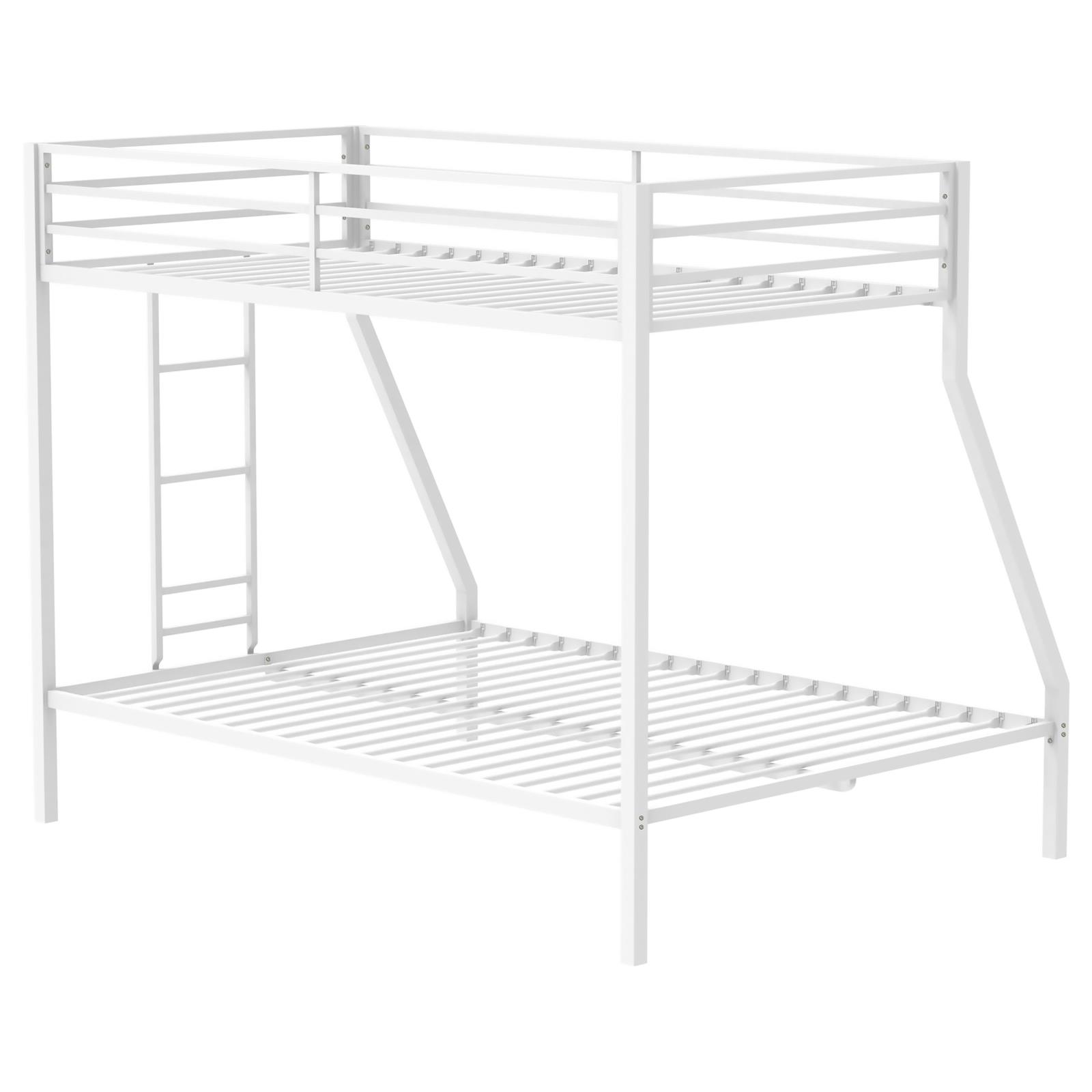 Alevera Metal Twin Over Full Bunk Bed with Ladder - Image 15