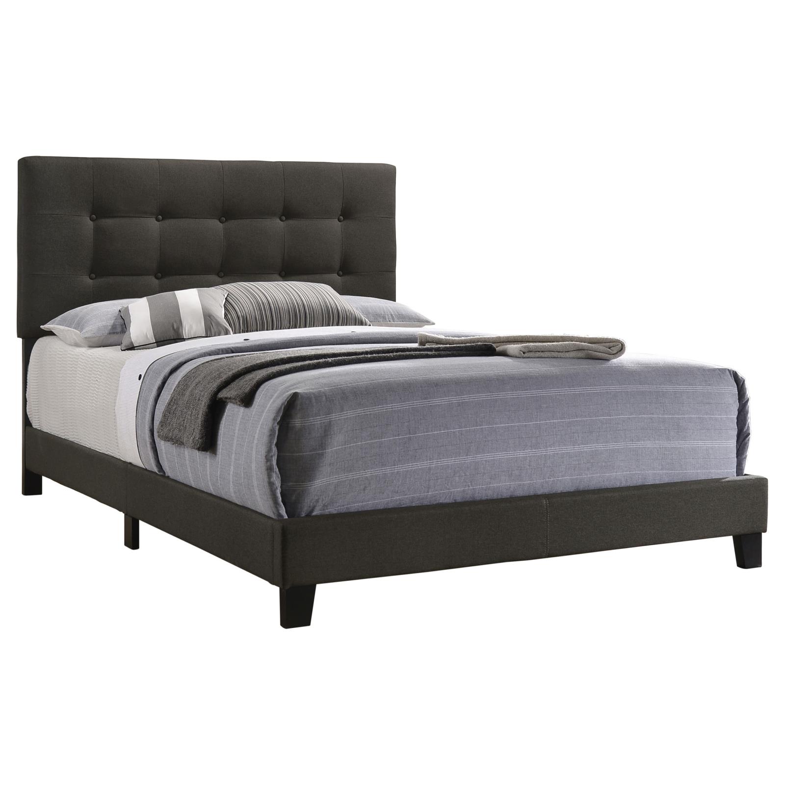 Mapes Upholstered Full Panel Bed Charcoal - Image 3