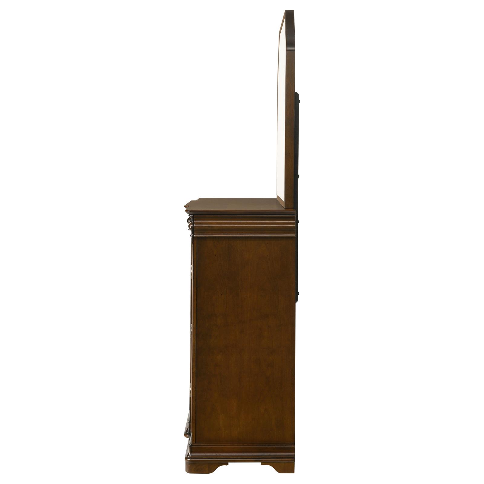 Garland 9-drawer Bedroom Dresser with Mirror Brown Cherry - Image 5