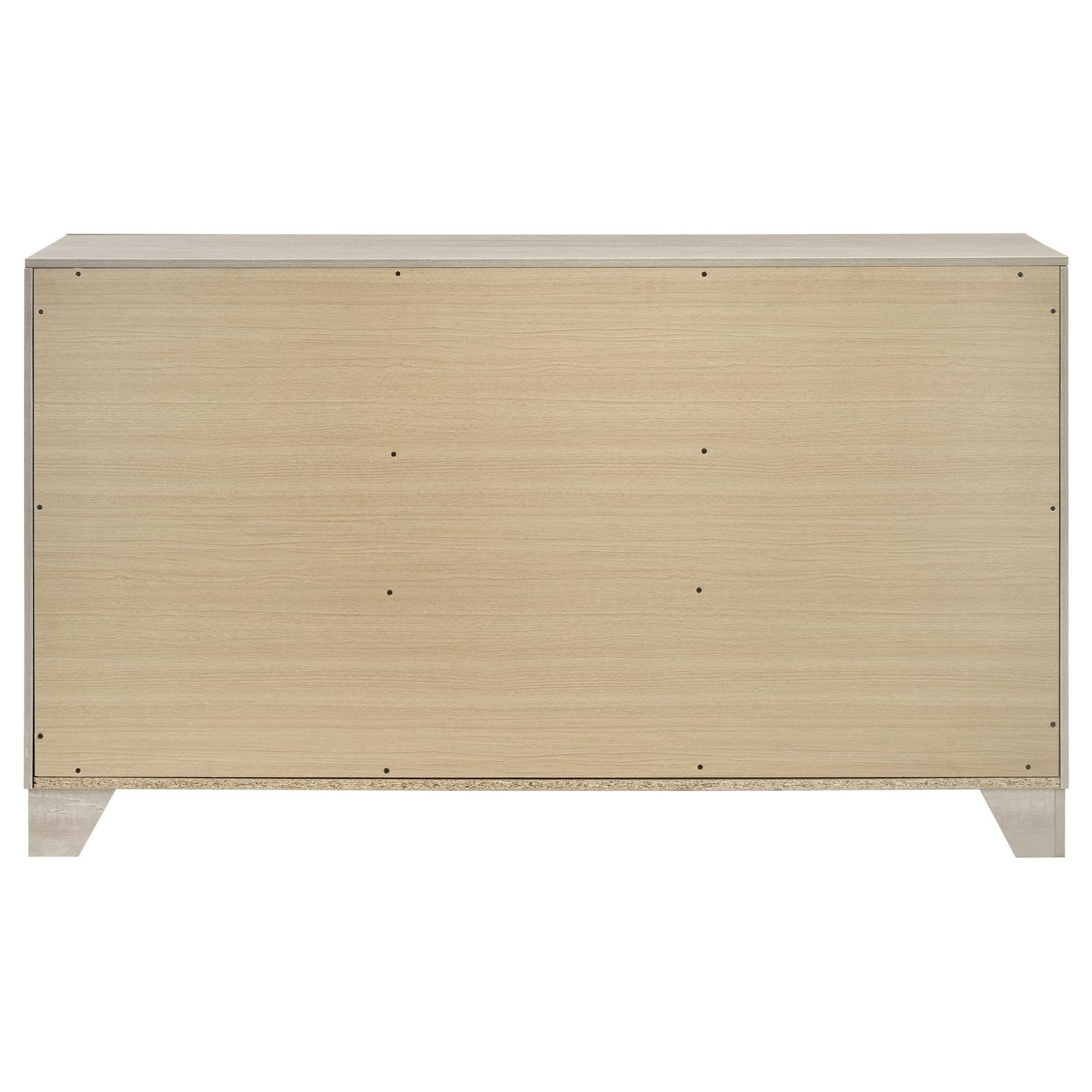 Trenton 6-drawer Bedroom Dresser Rustic Cream - Image 7